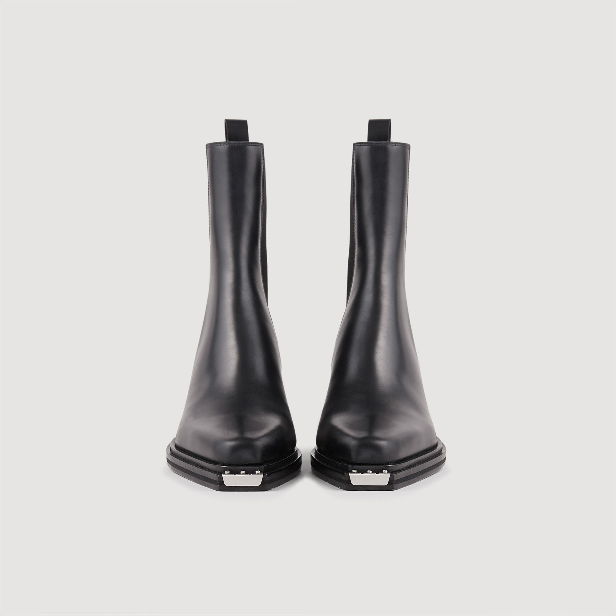 Leather ankle boots All Shoes Sandro paris