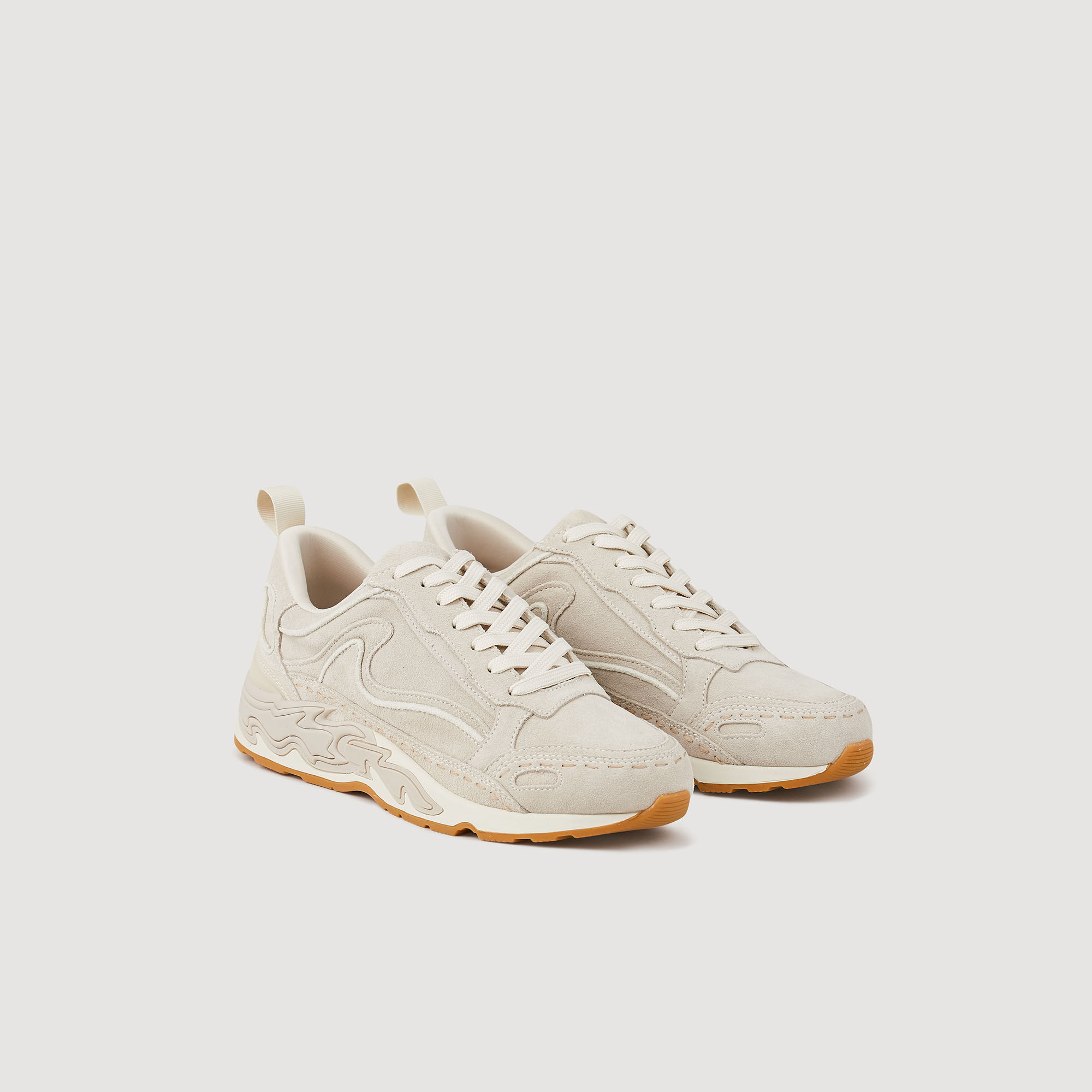 Sandro basket best sale femme flamme