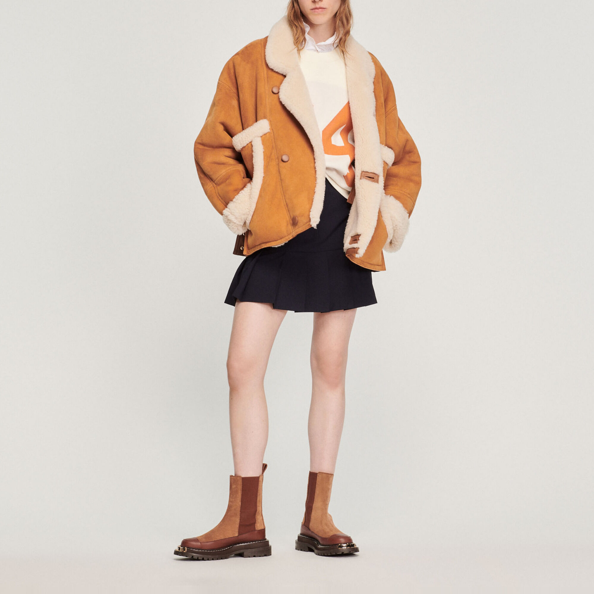 Sandro winter coat clearance