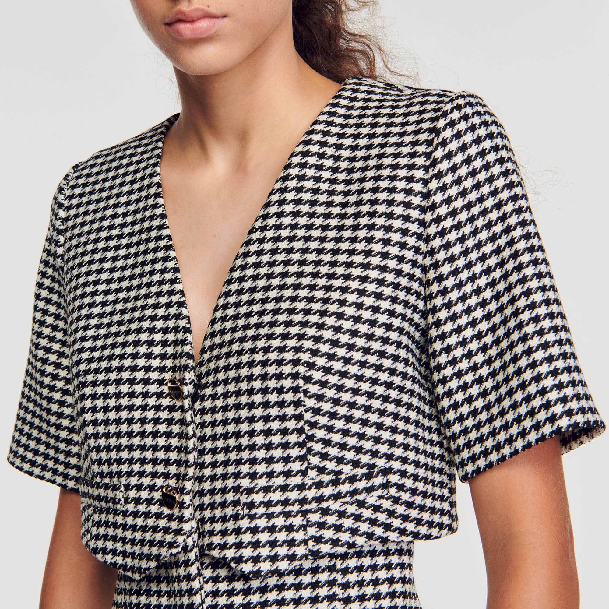 Sandro sale crossover sweater