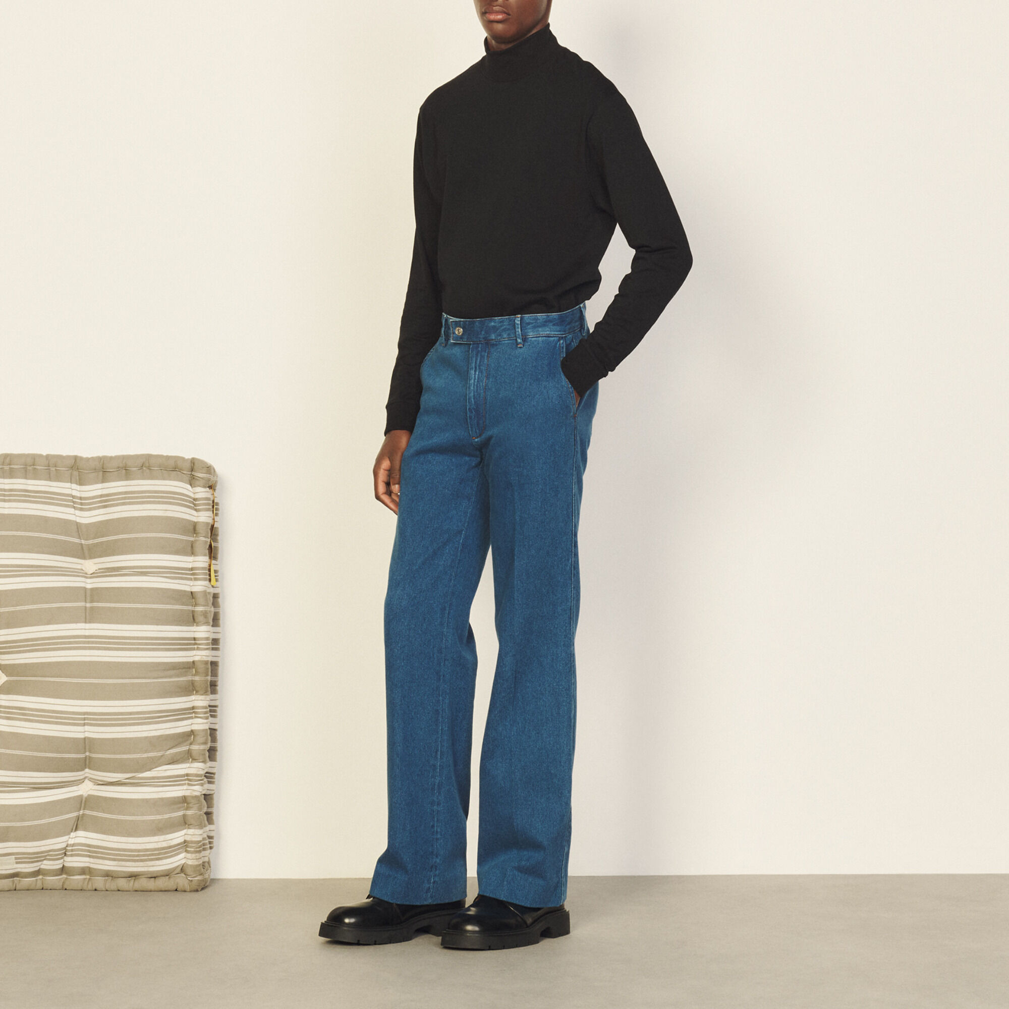 Pantalon en jean flare More Responsible Sandro paris