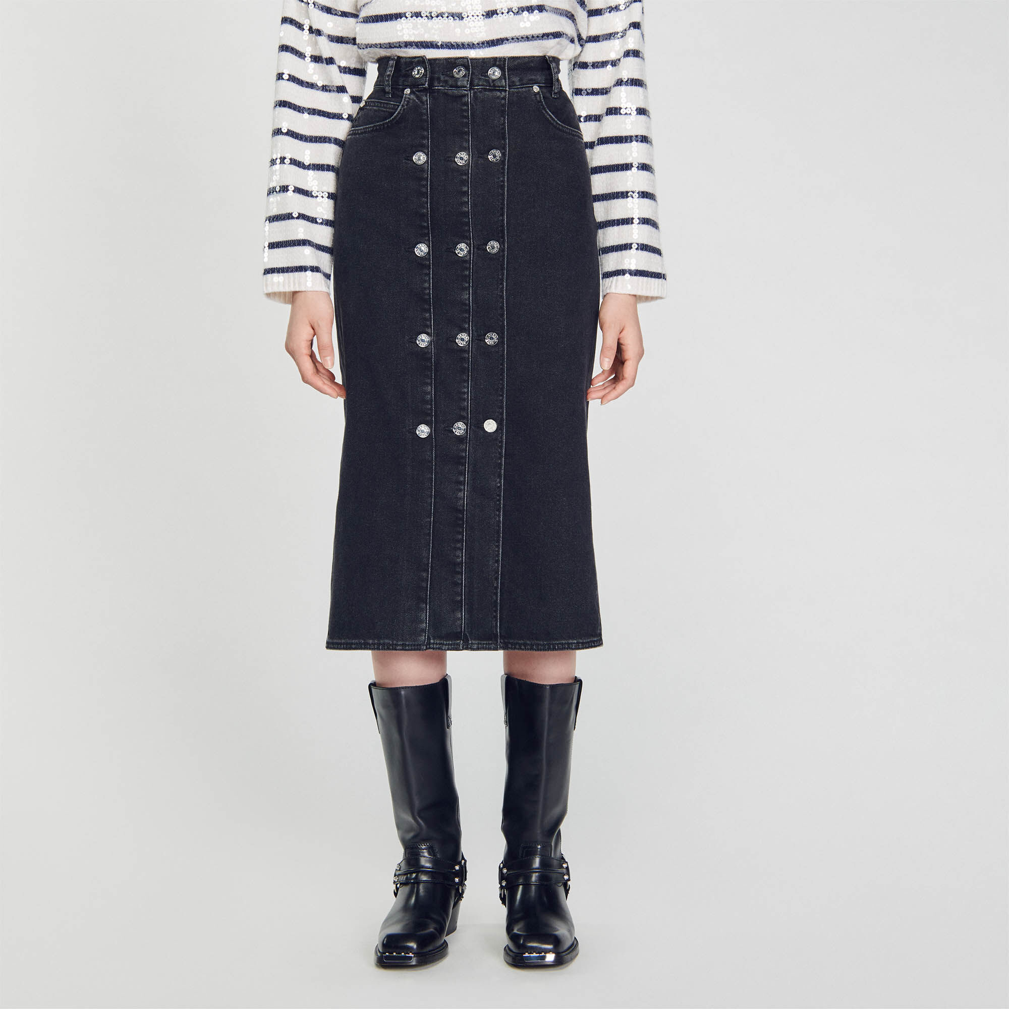 Denim skirt