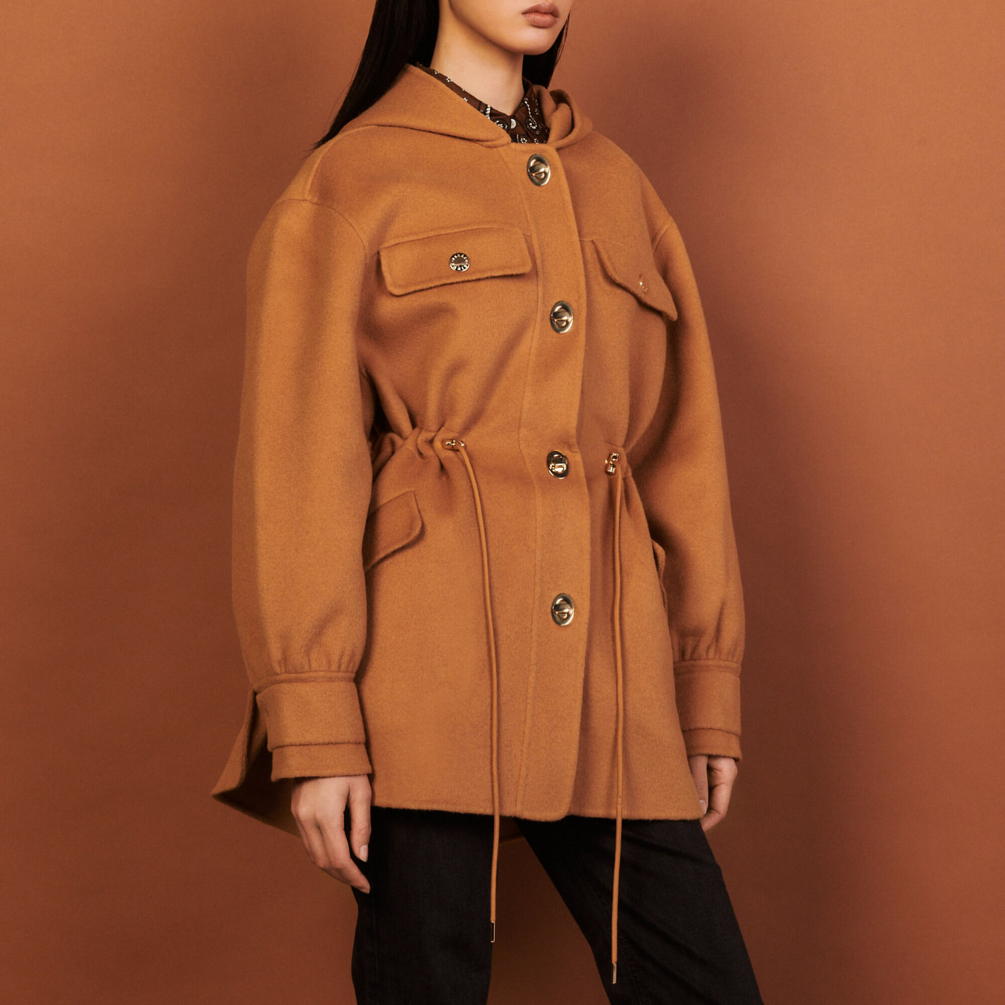 Manteau sandro camel 2025