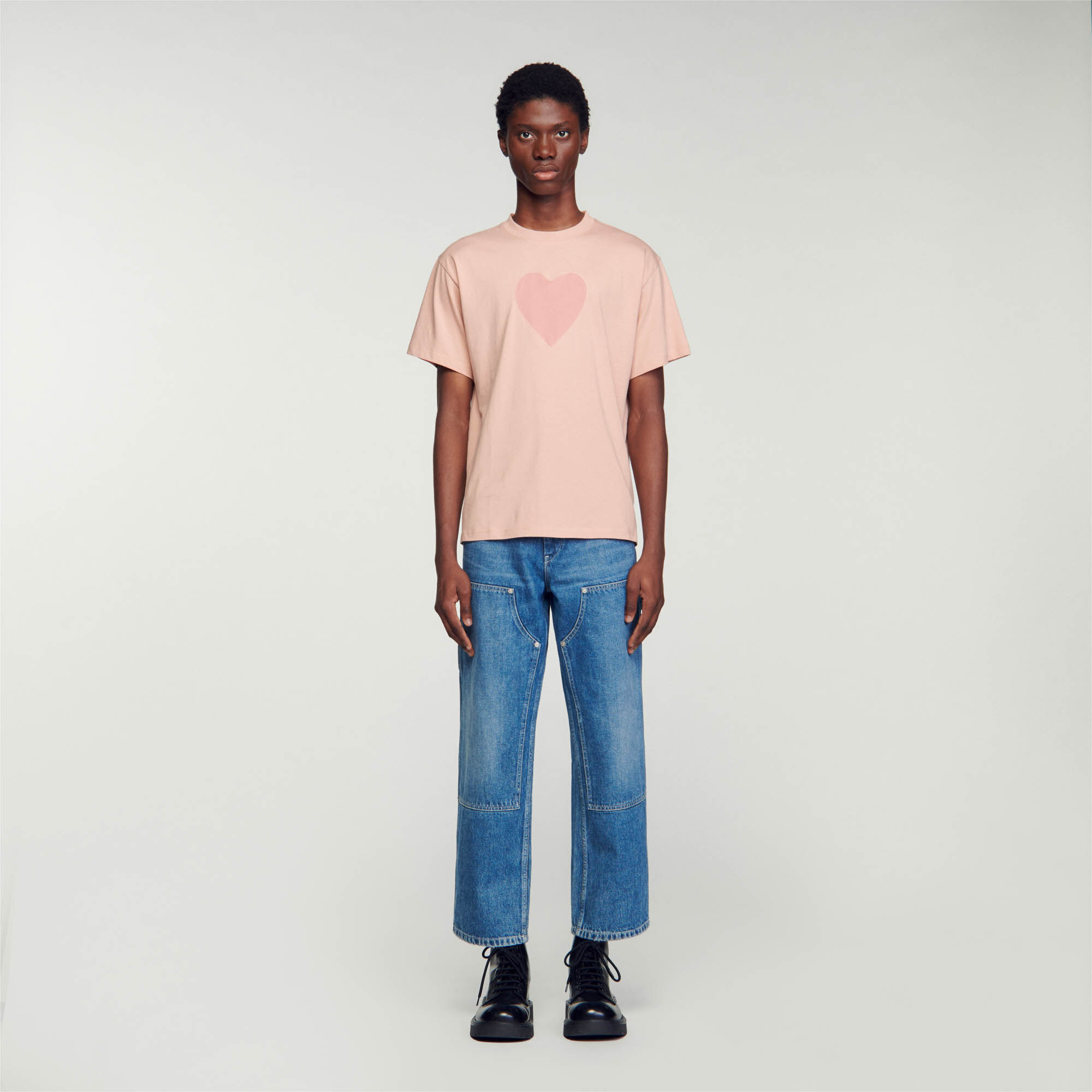 Tee shirt sandro best sale homme
