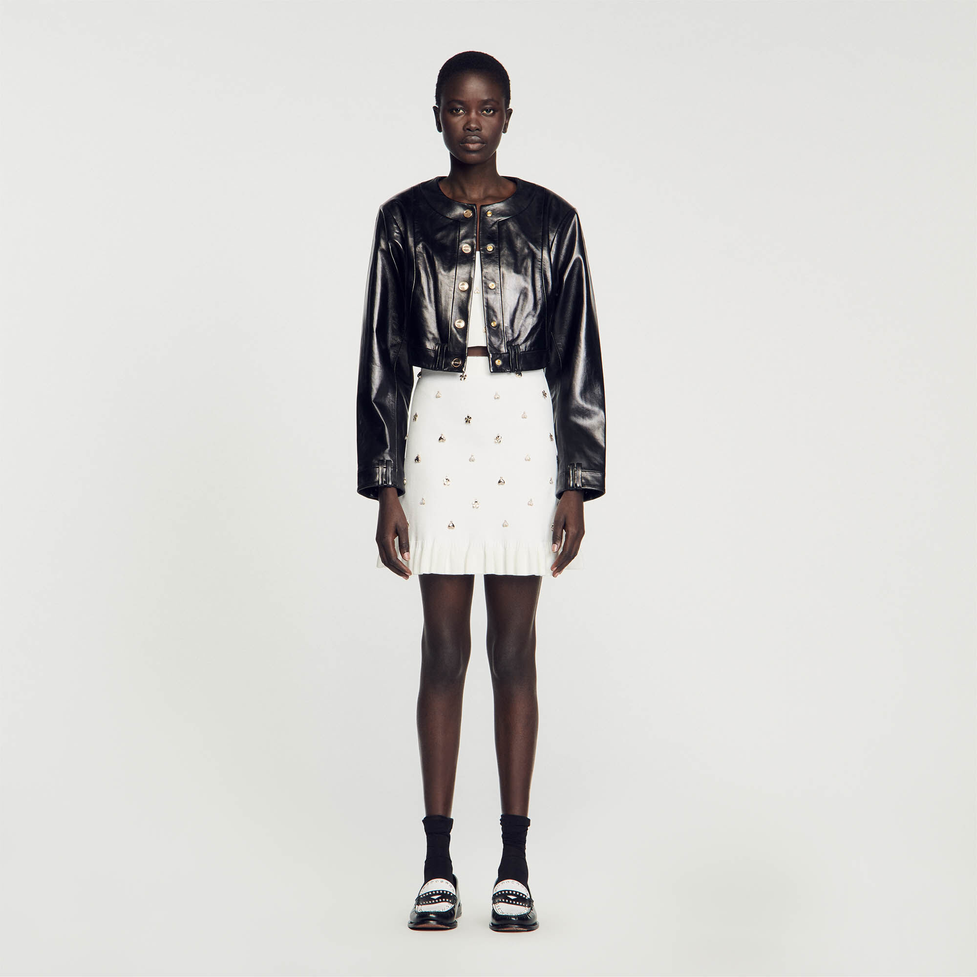 Blouson sandro femme clearance