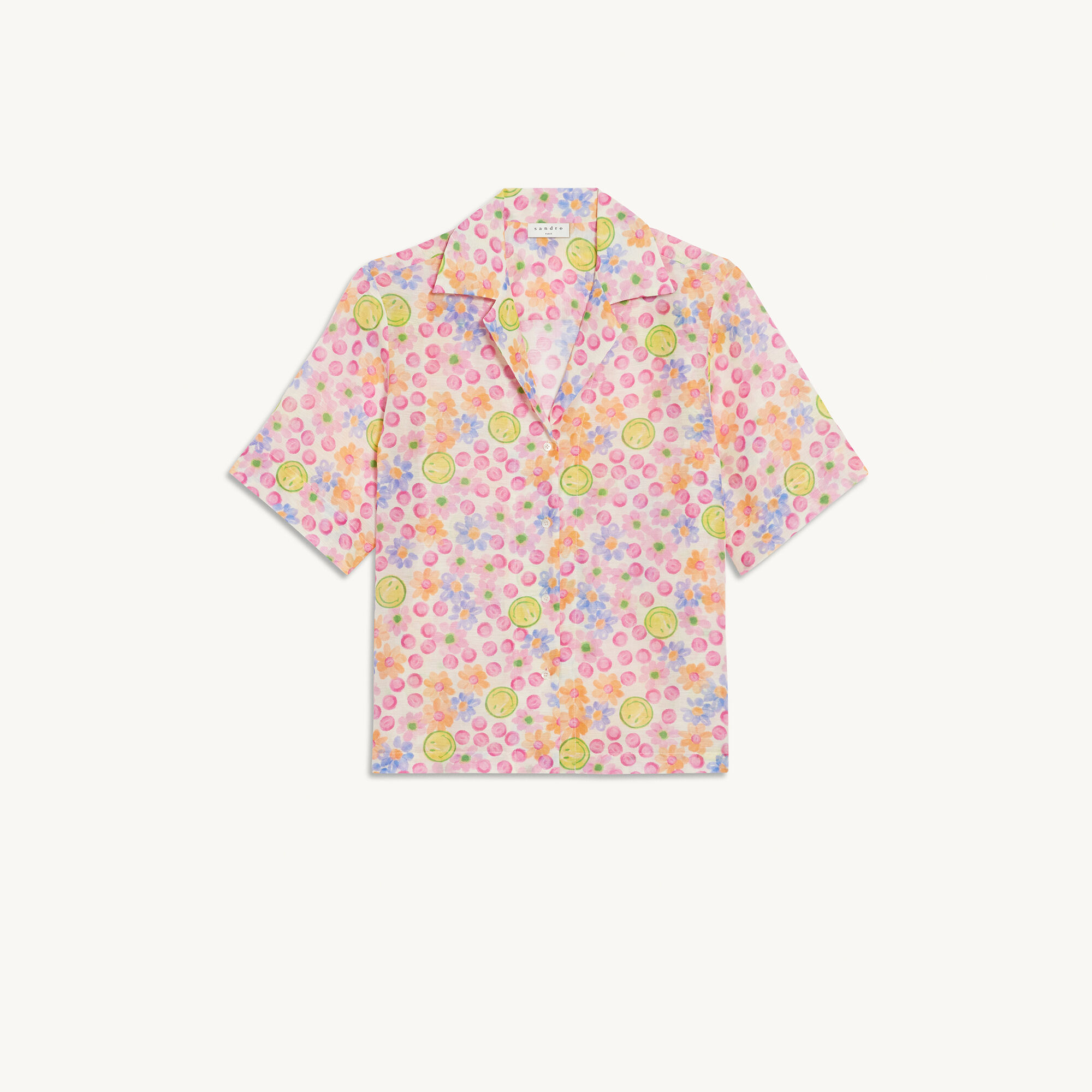 sandro smiley sweater