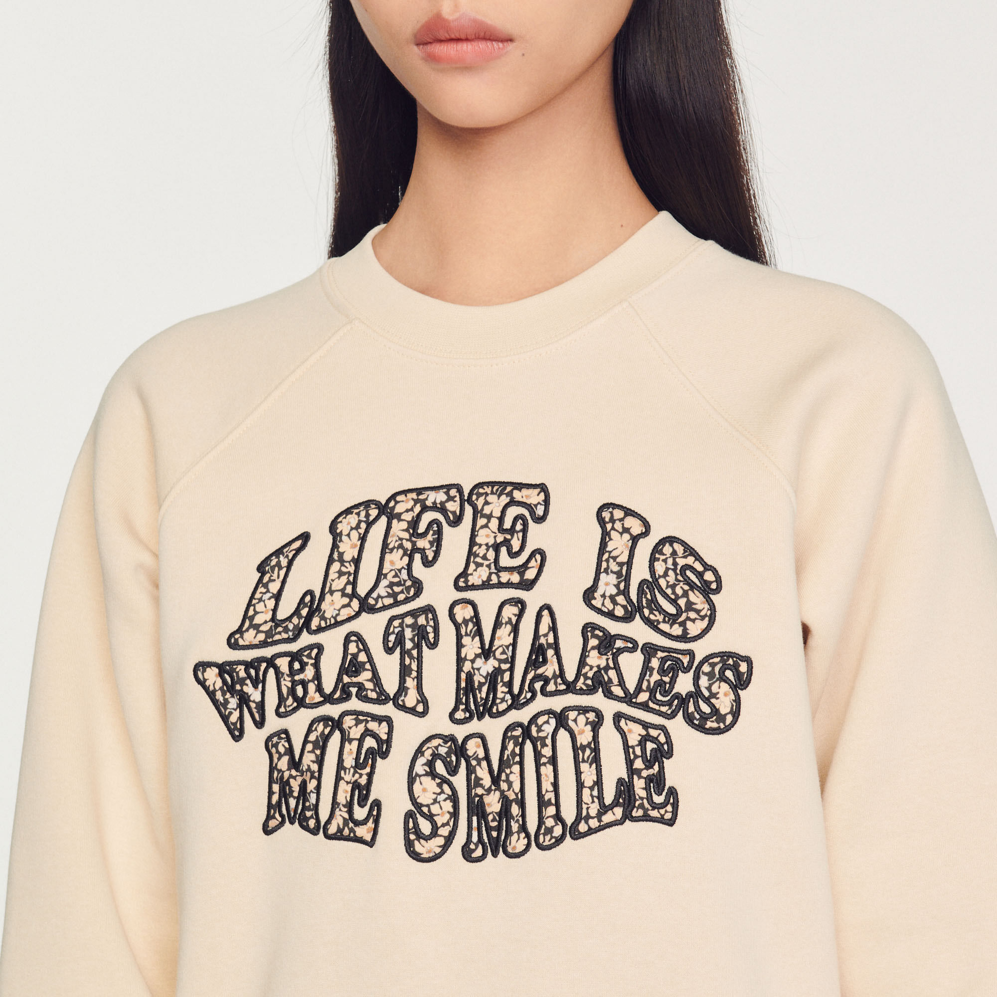 Sandro online smile sweater