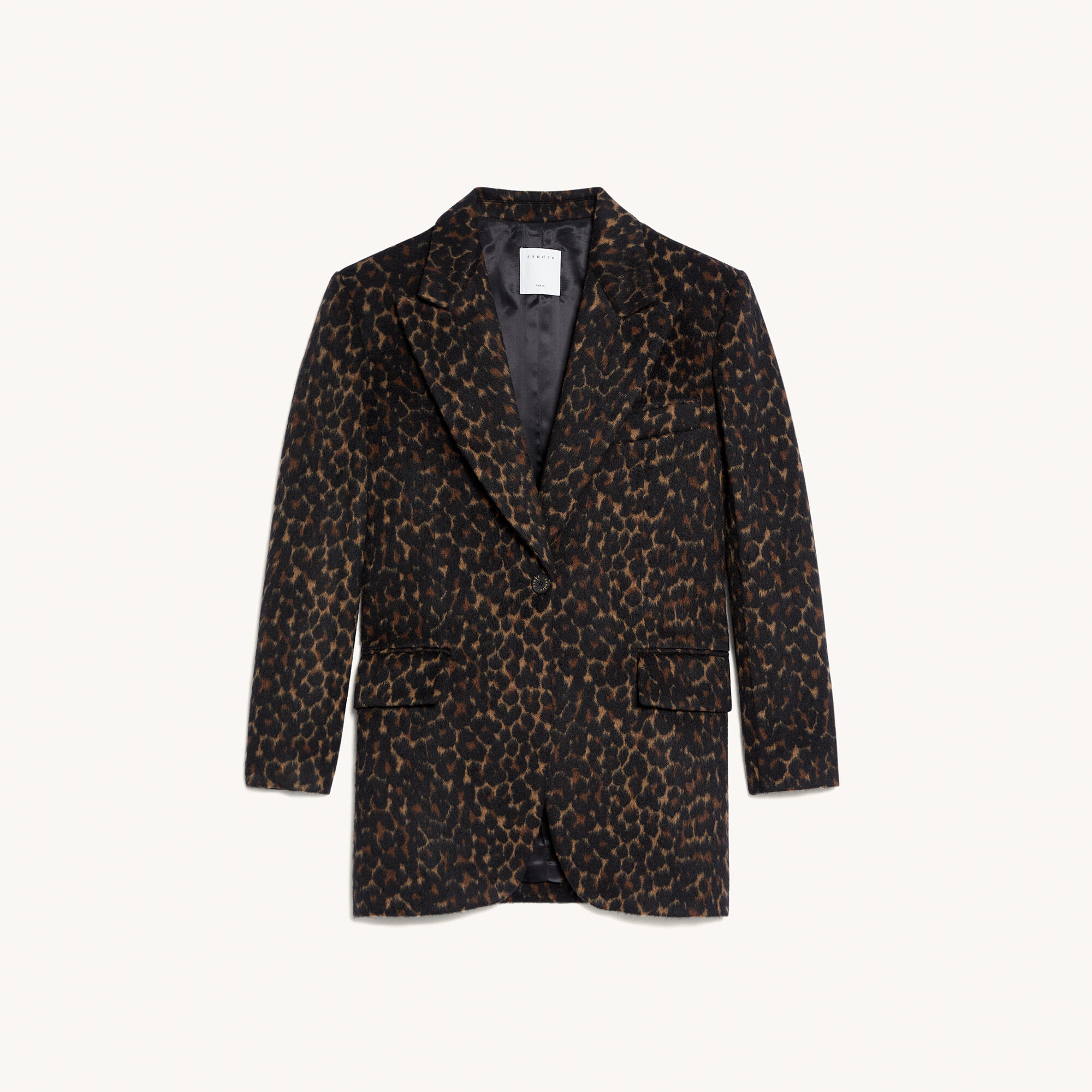 Leopard print coat