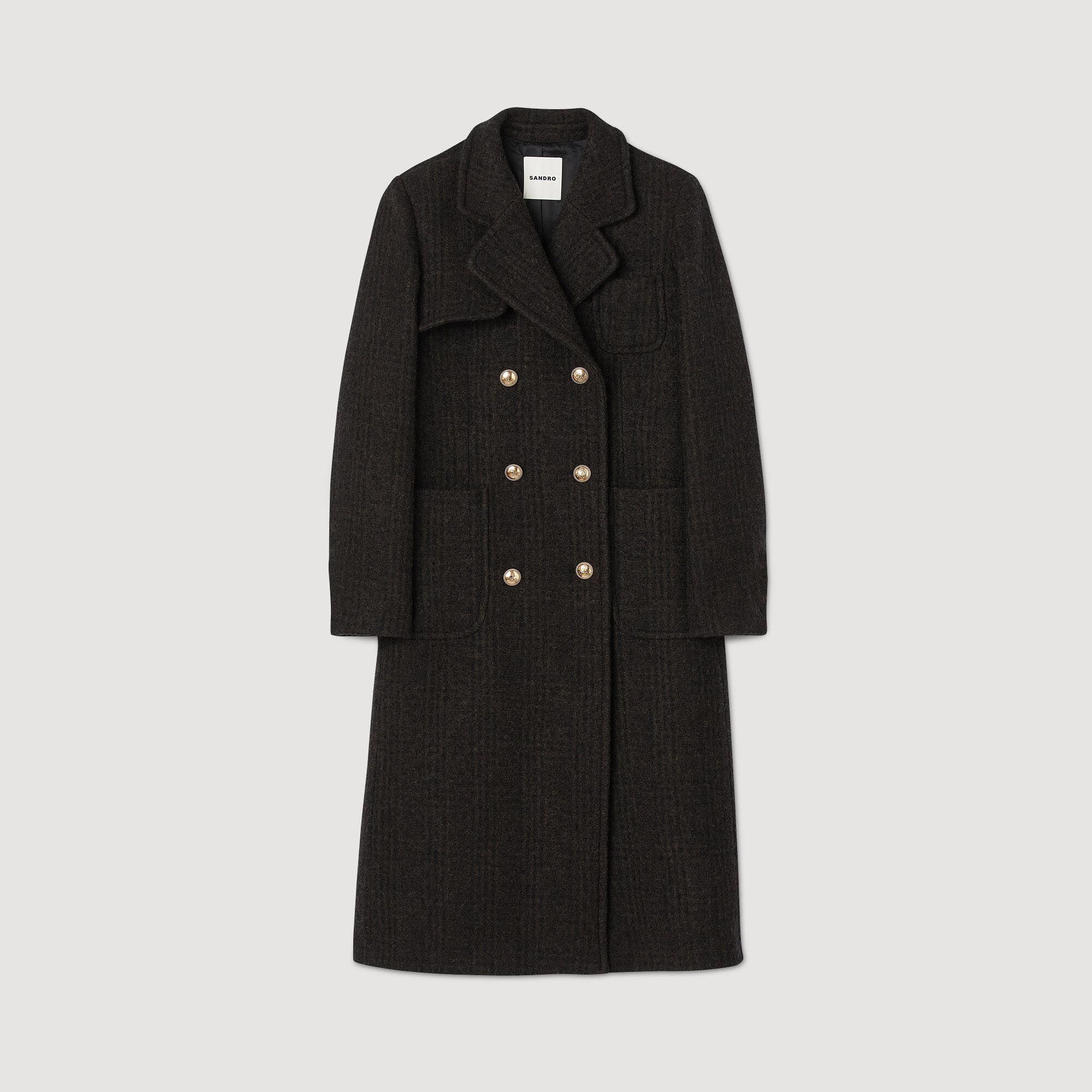 Sandro femme manteau best sale