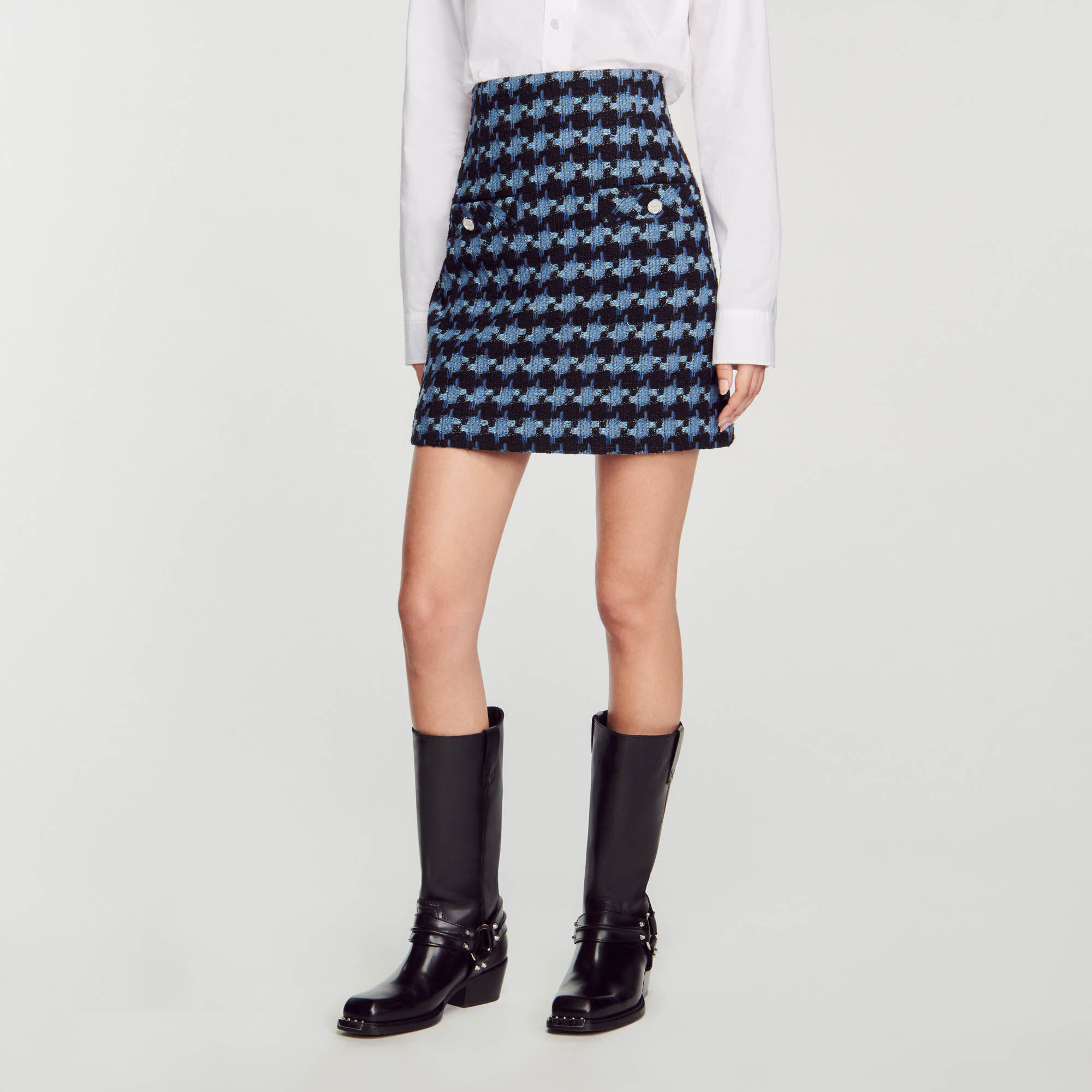 Tweed skirt cheap order