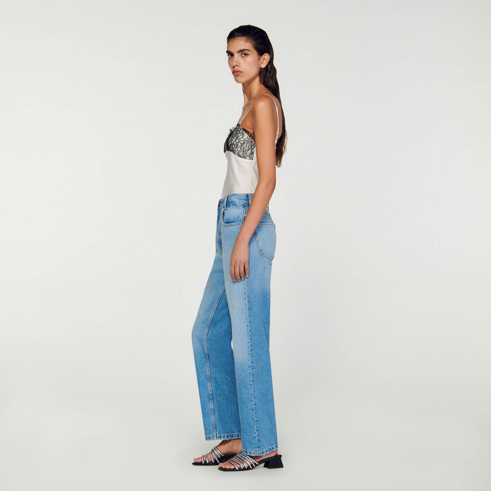 Best high rise straight leg jeans clearance