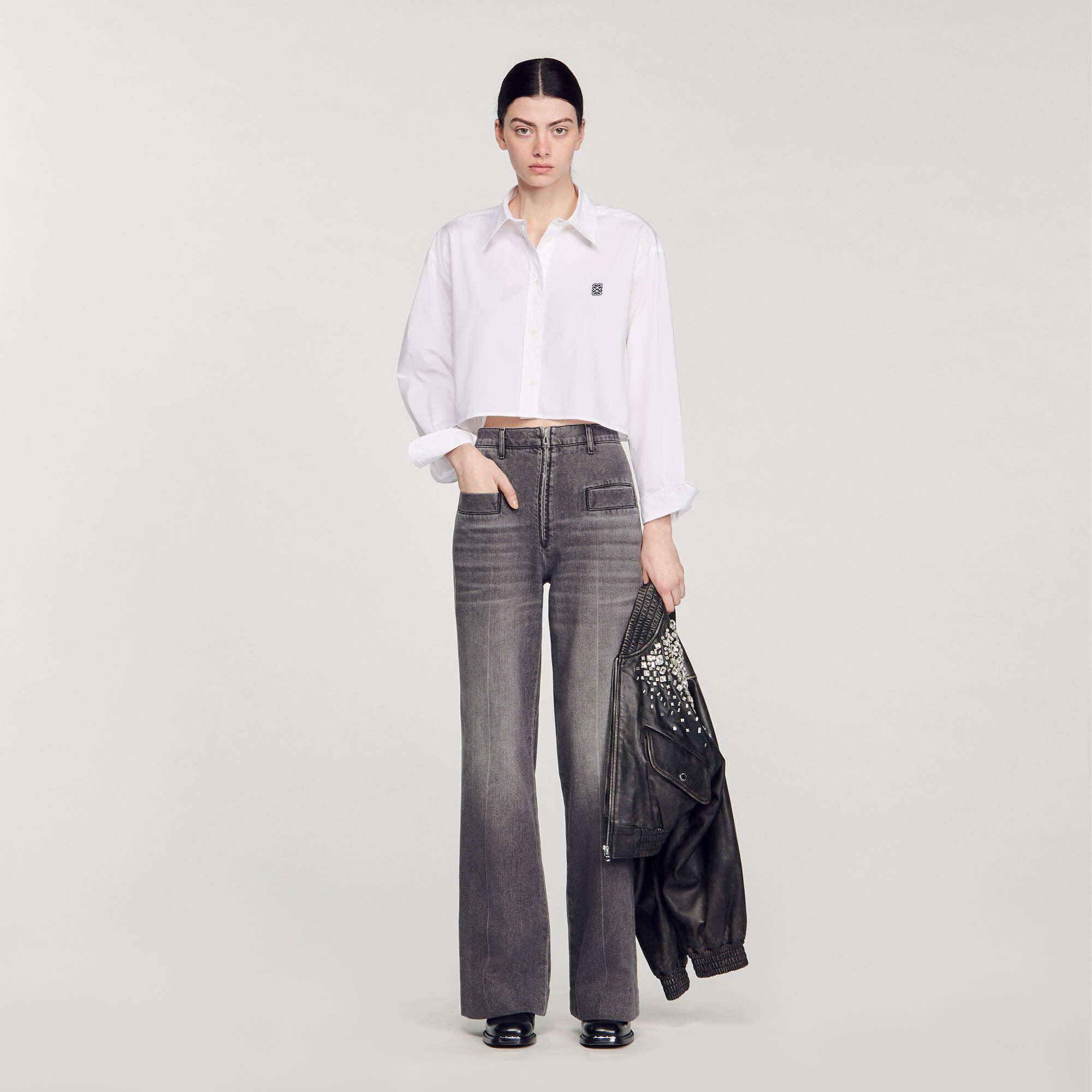 Chemisier femme sandro best sale