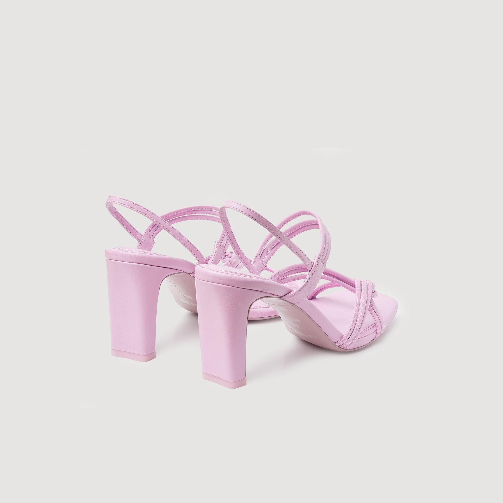 Mauve heeled sandals new arrivals