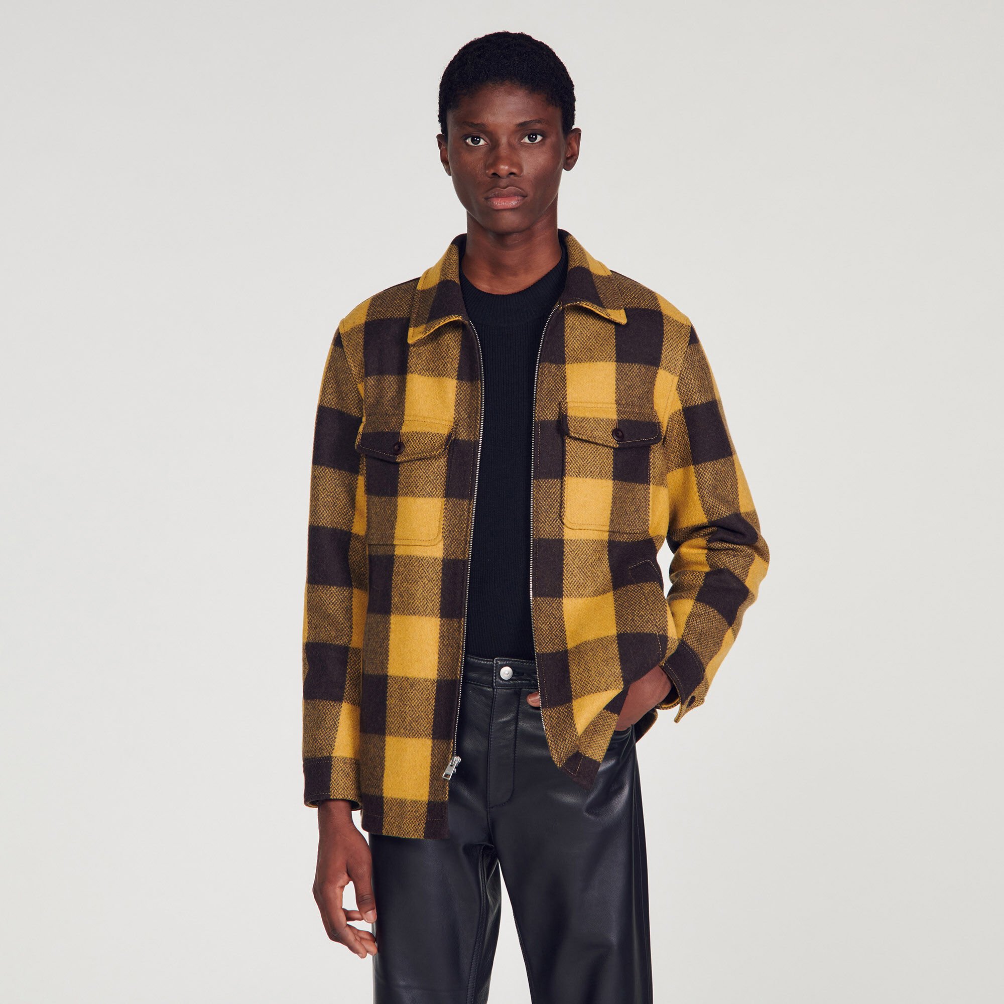 Checkered best sale yellow jacket