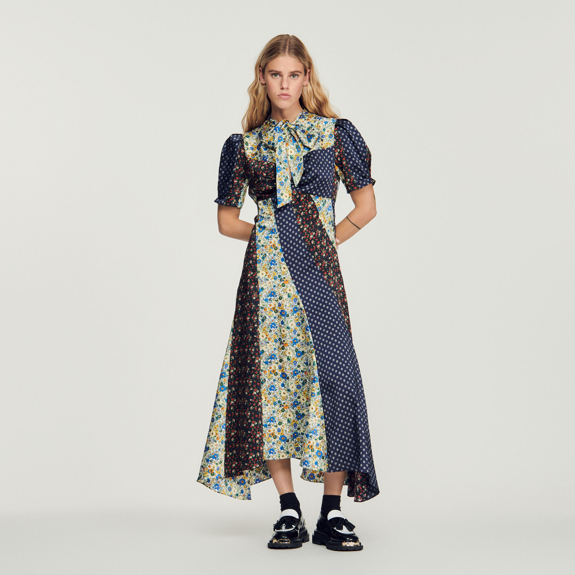 Sandro floral 2024 print dress