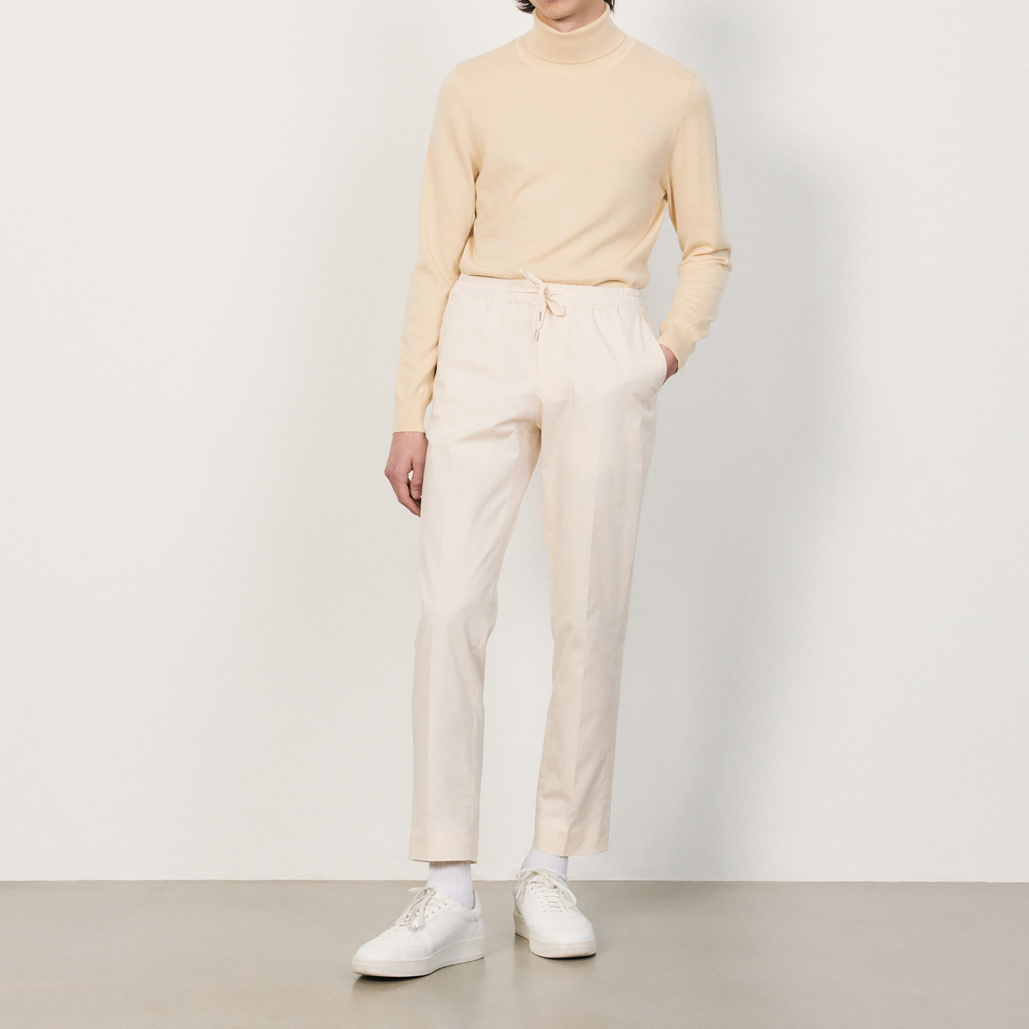 CARROT FIT TROUSERS WITH A CROSSOVER WAIST - Black | ZARA Turkey
