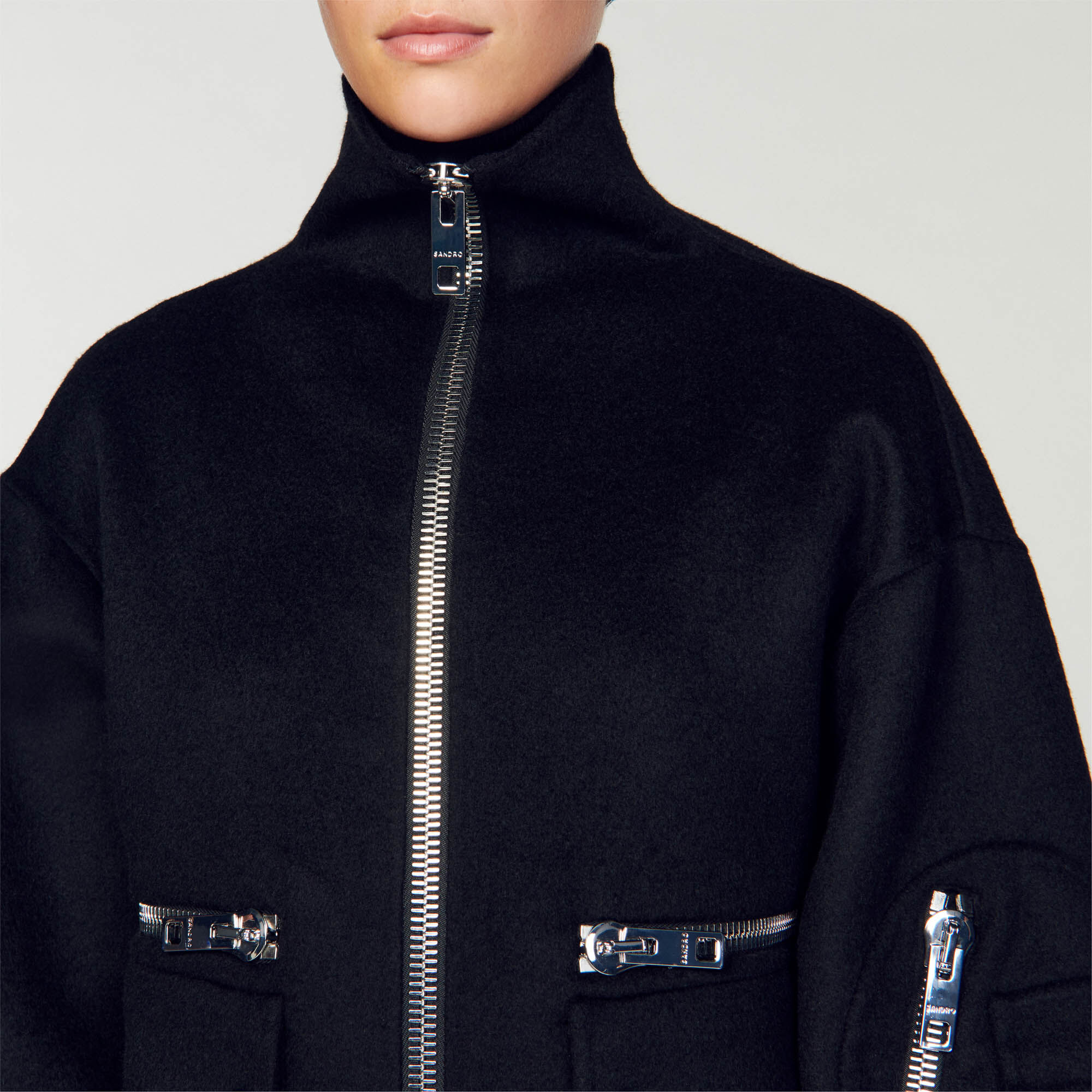 Bomber hotsell zippé femme