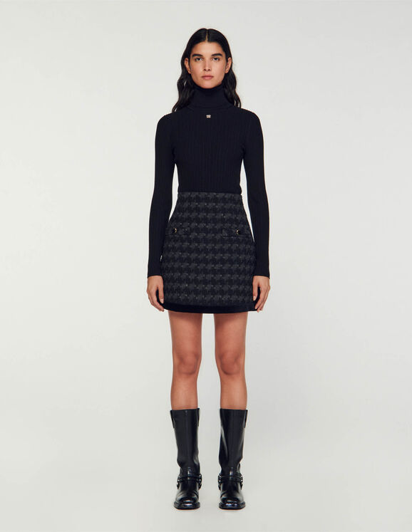 Louis Vuitton LV x YK Buttons Leather Mini Skirt