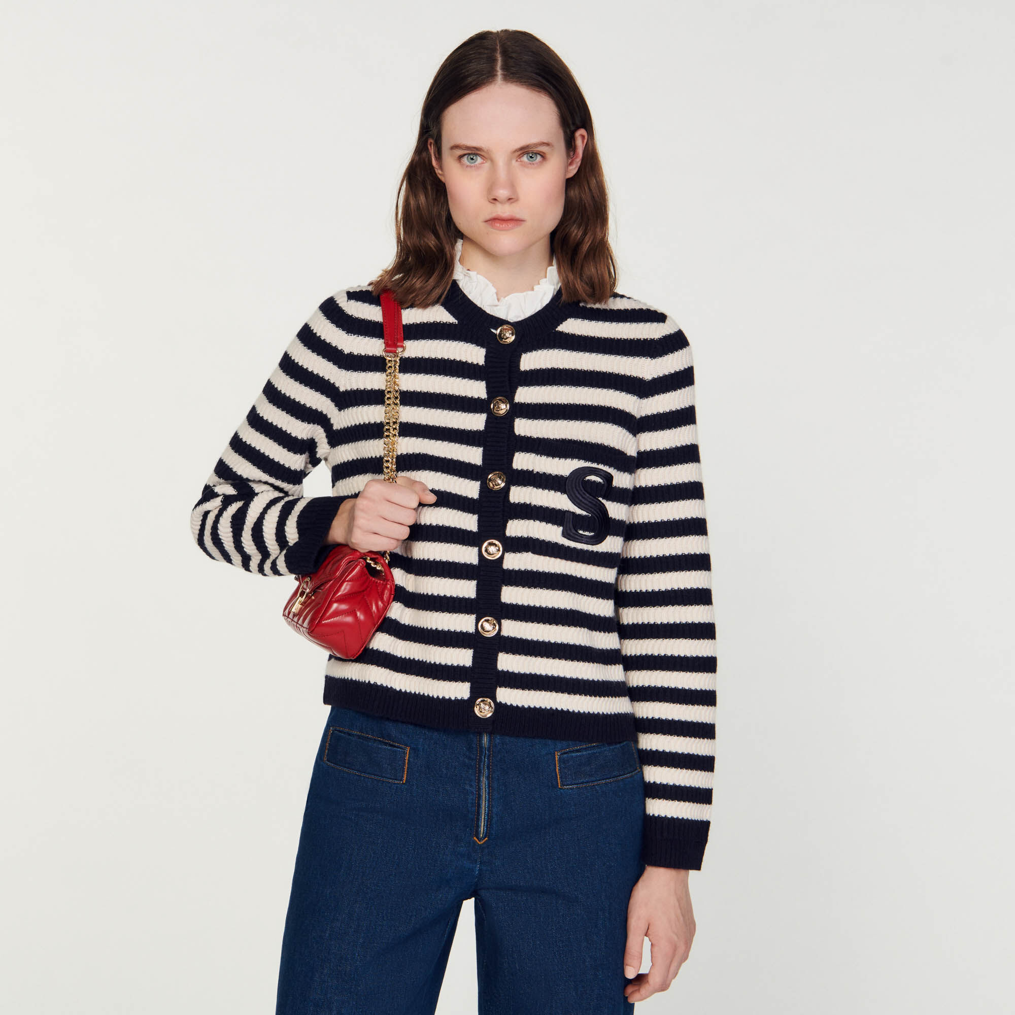 Breton cardigan - Sweaters & Cardigans - Sandro-paris.com