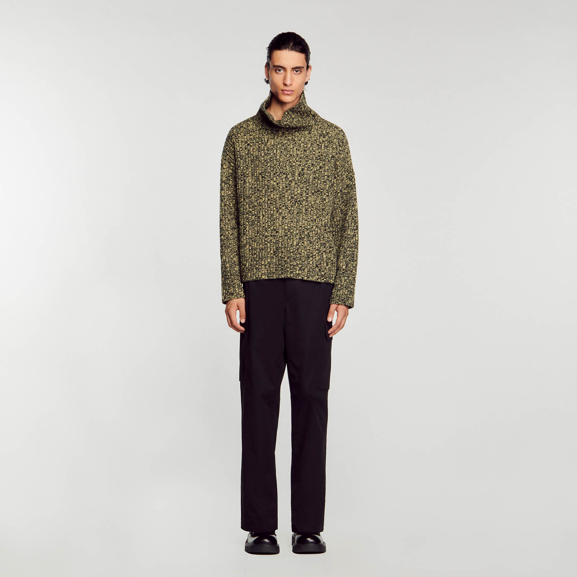 Mens oversized outlet knitted jumper