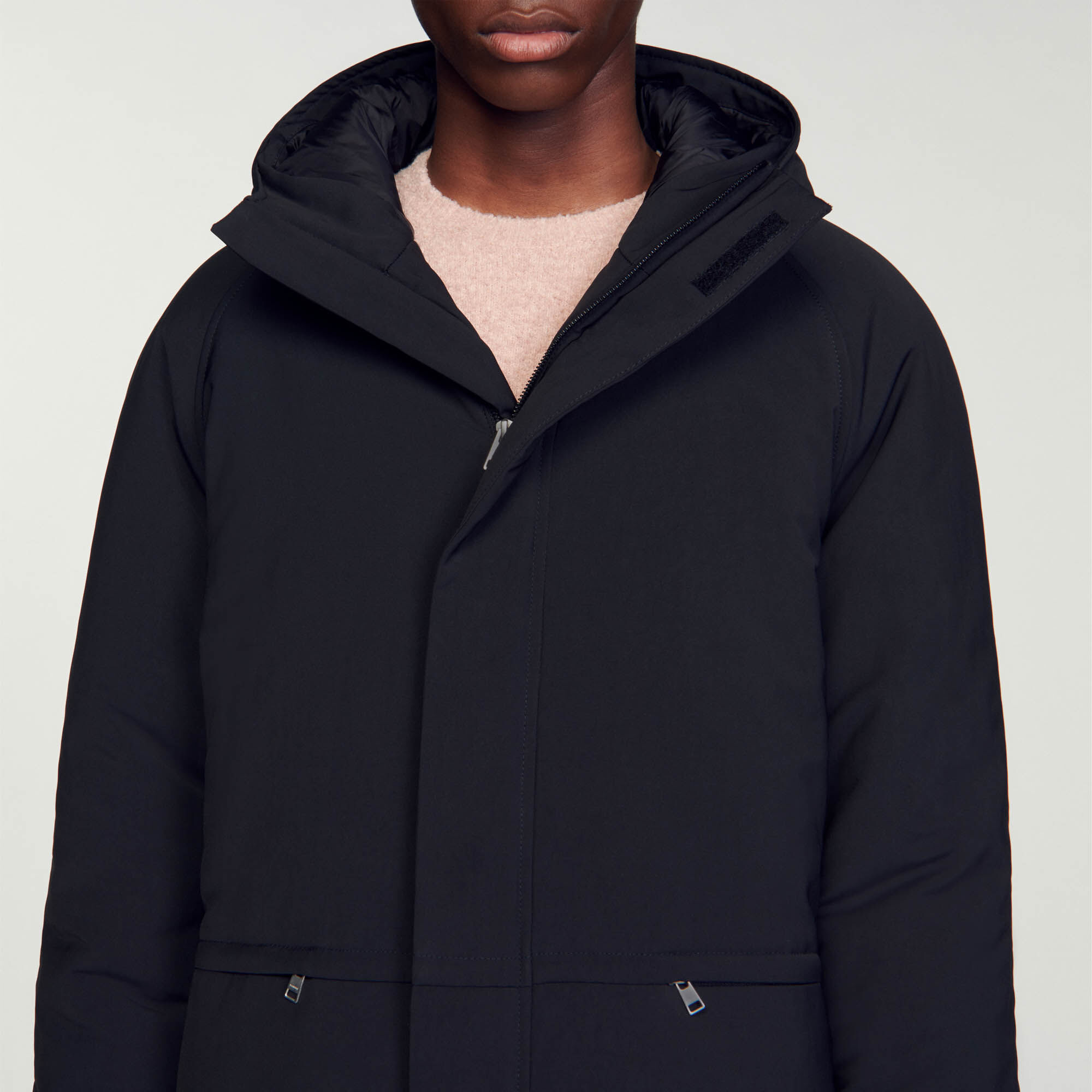 Parka molletonné hotsell homme