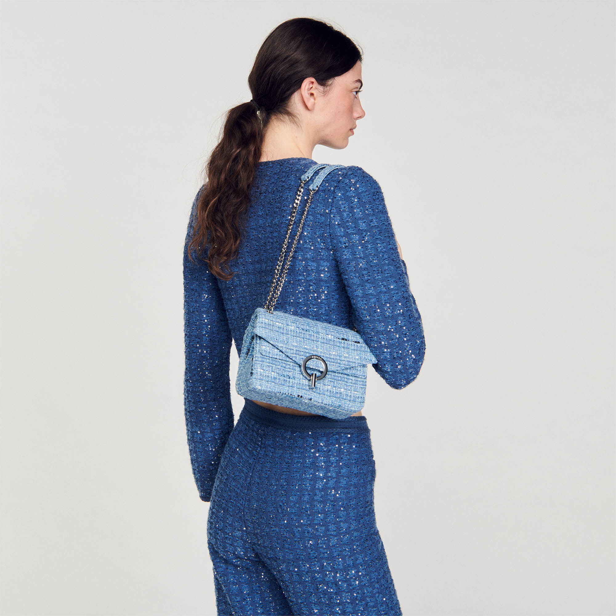 Sac sandro bleu best sale