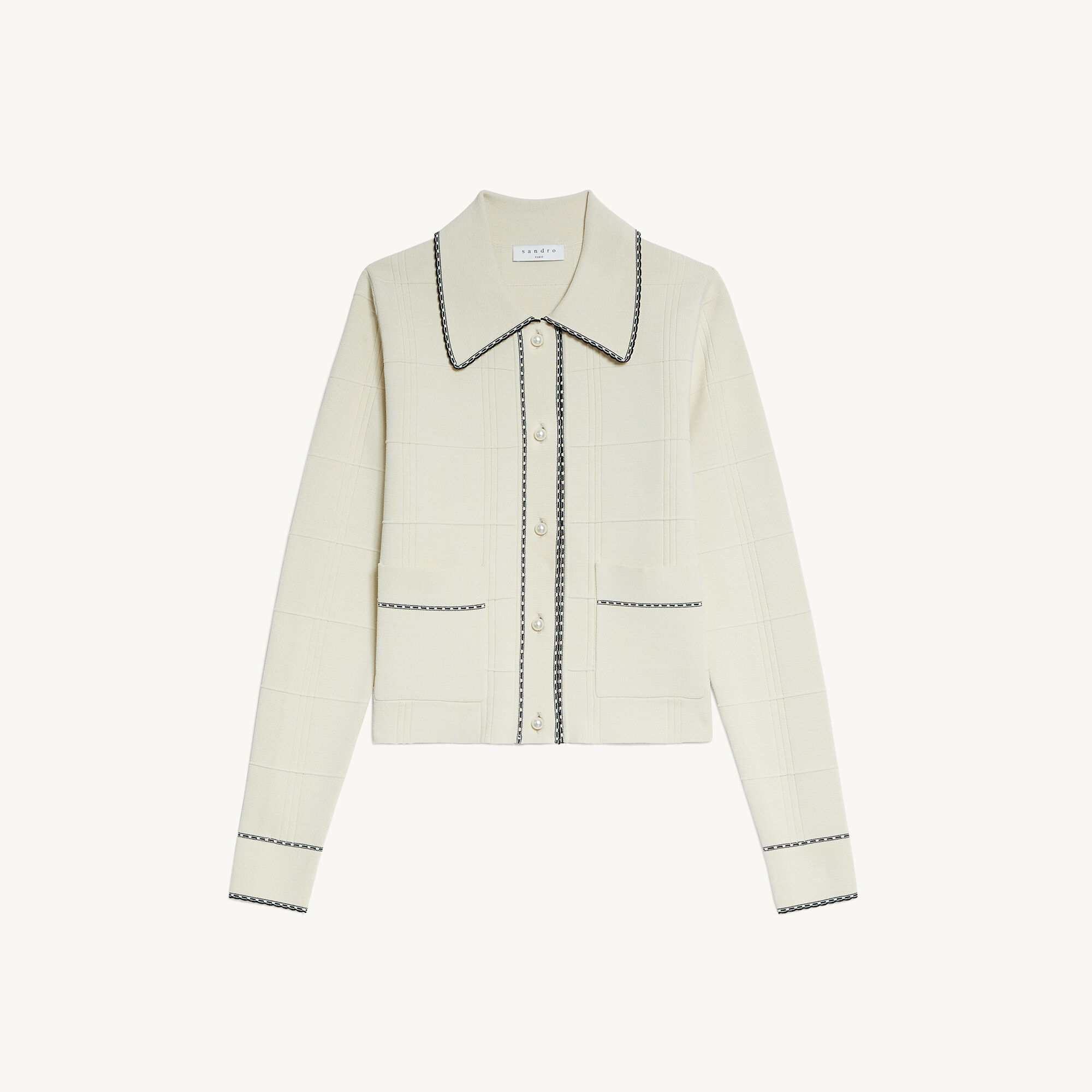 Sandro tailored jacket style cardigan clearance