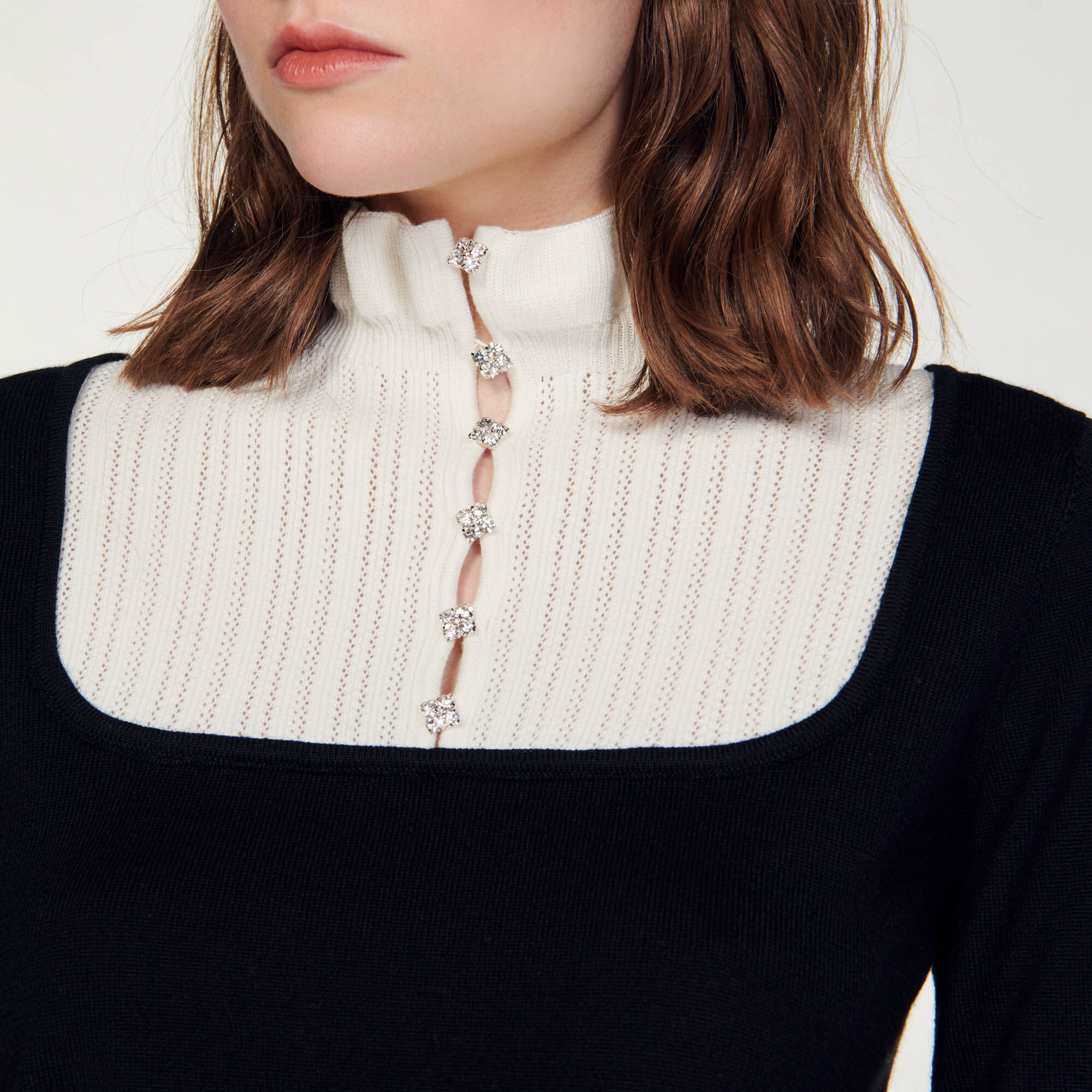 2 in 1 deals collar jumper