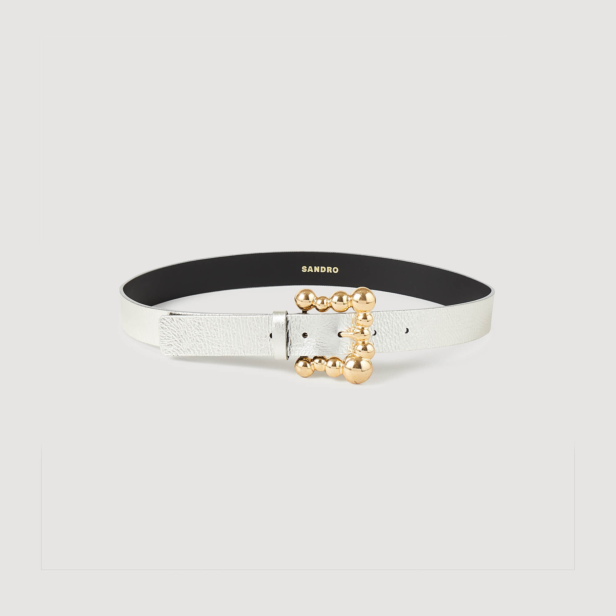 White gucci sales belt with pearls