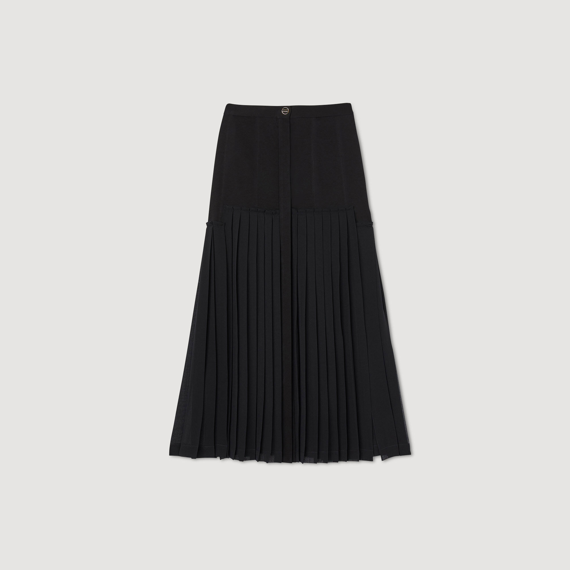 Long pleated top skirt 9mm