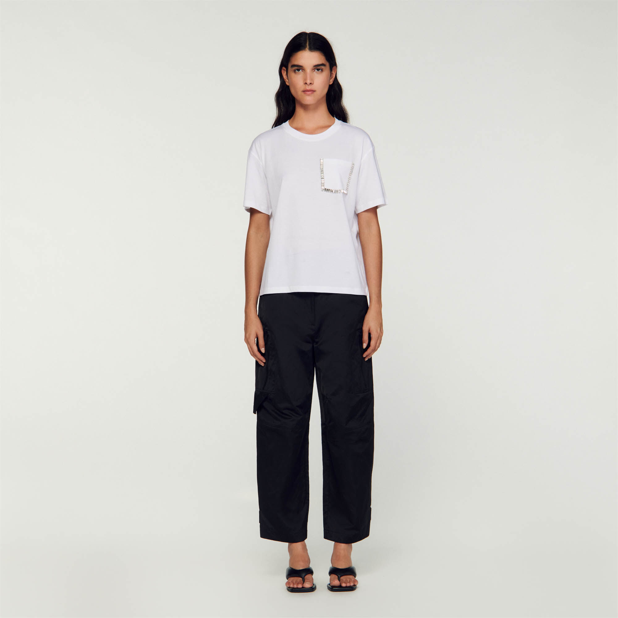 T shirt clearance femme sandro