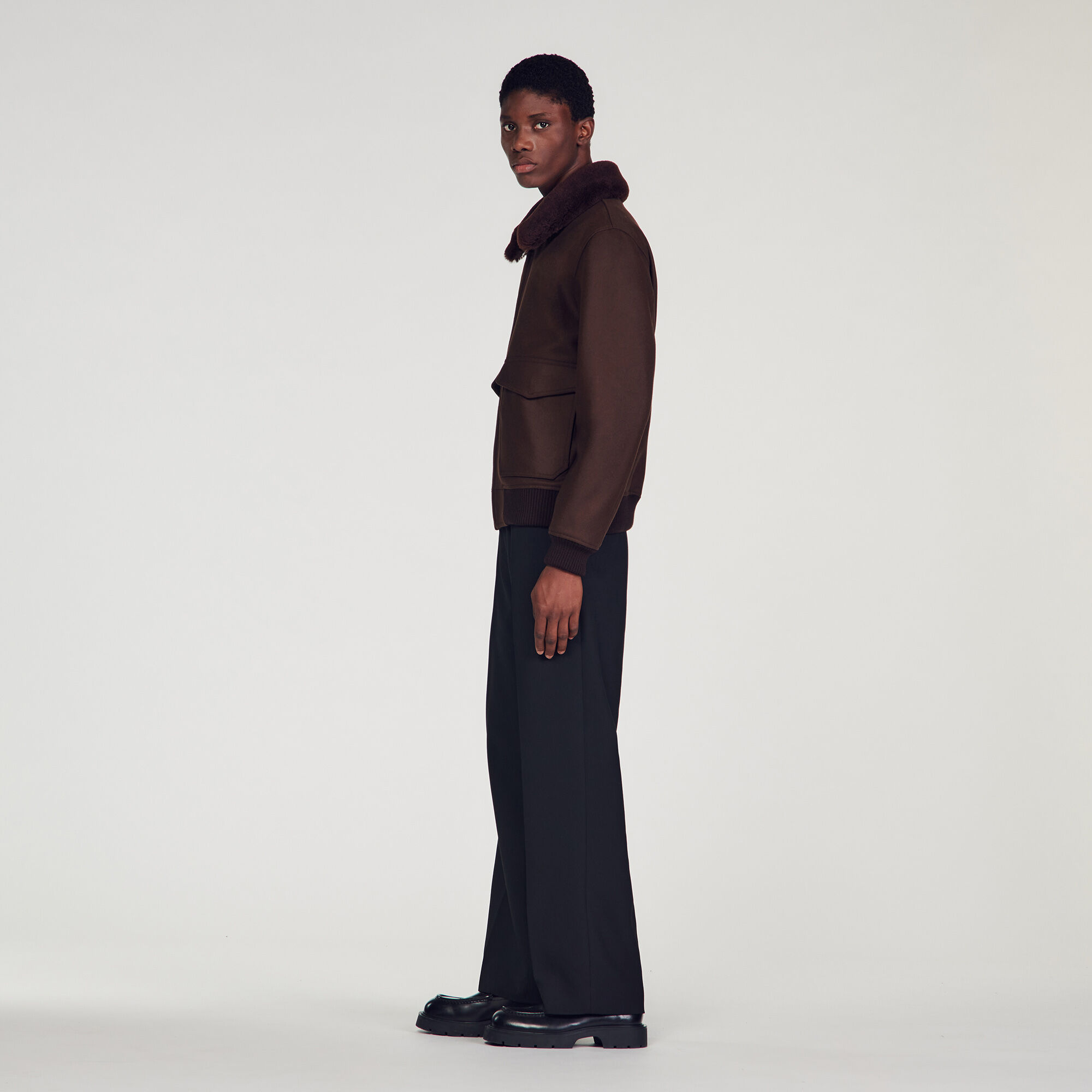Sandro blouson aviateur discount