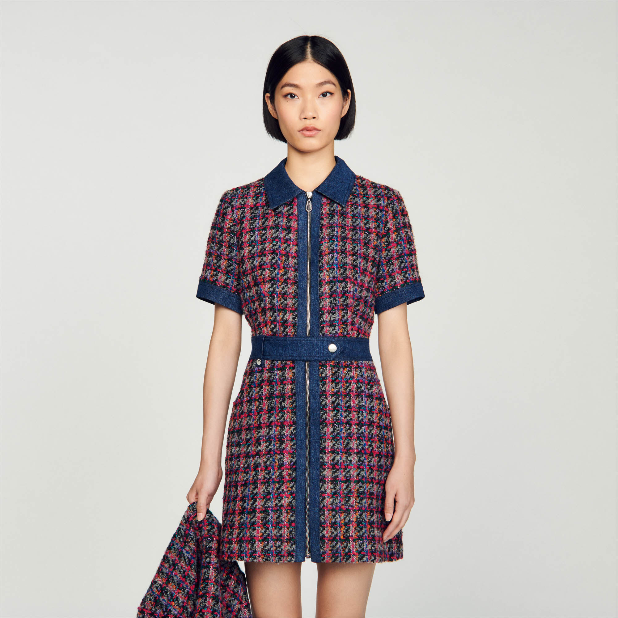 Top with top coat dress