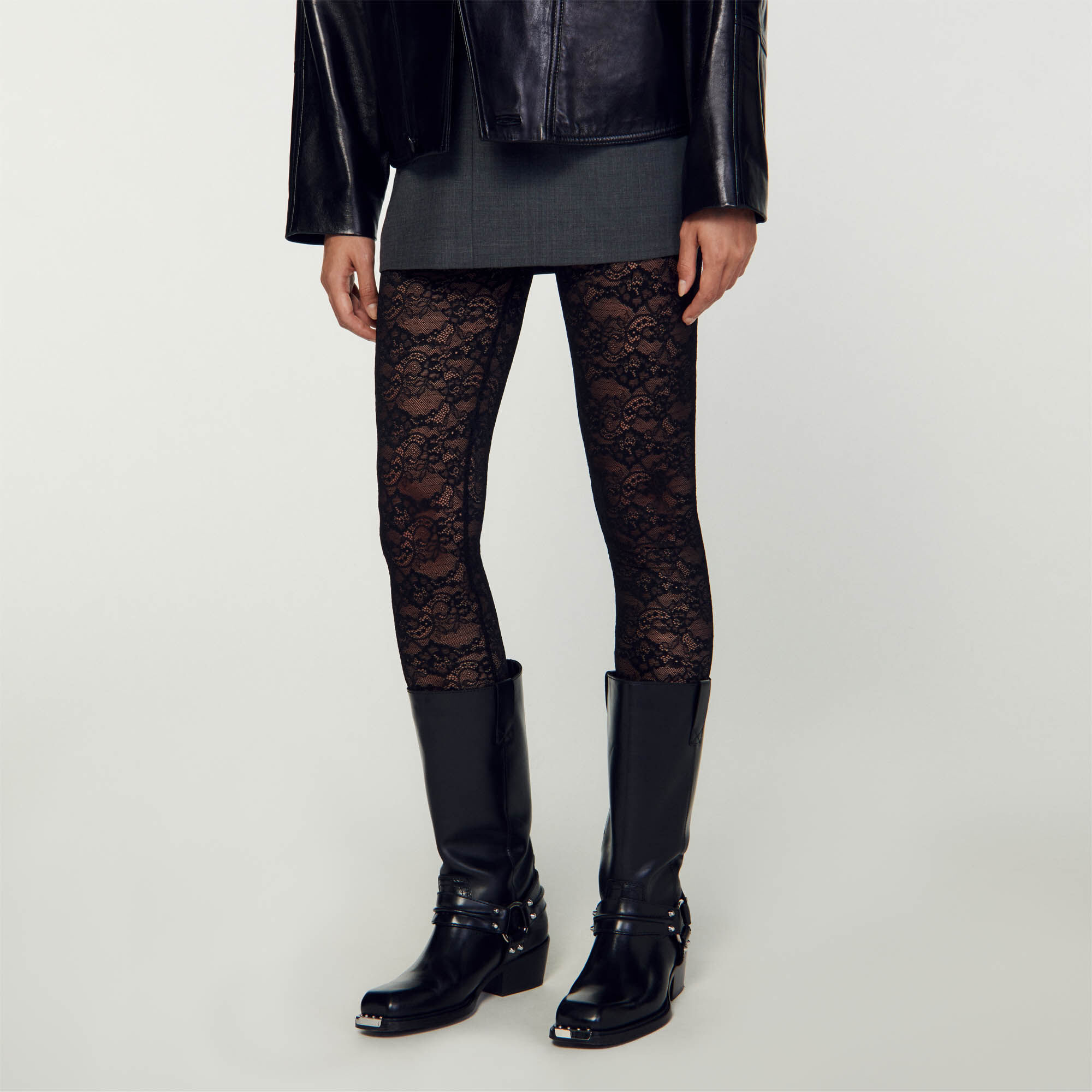 Legging dentelle hotsell femme