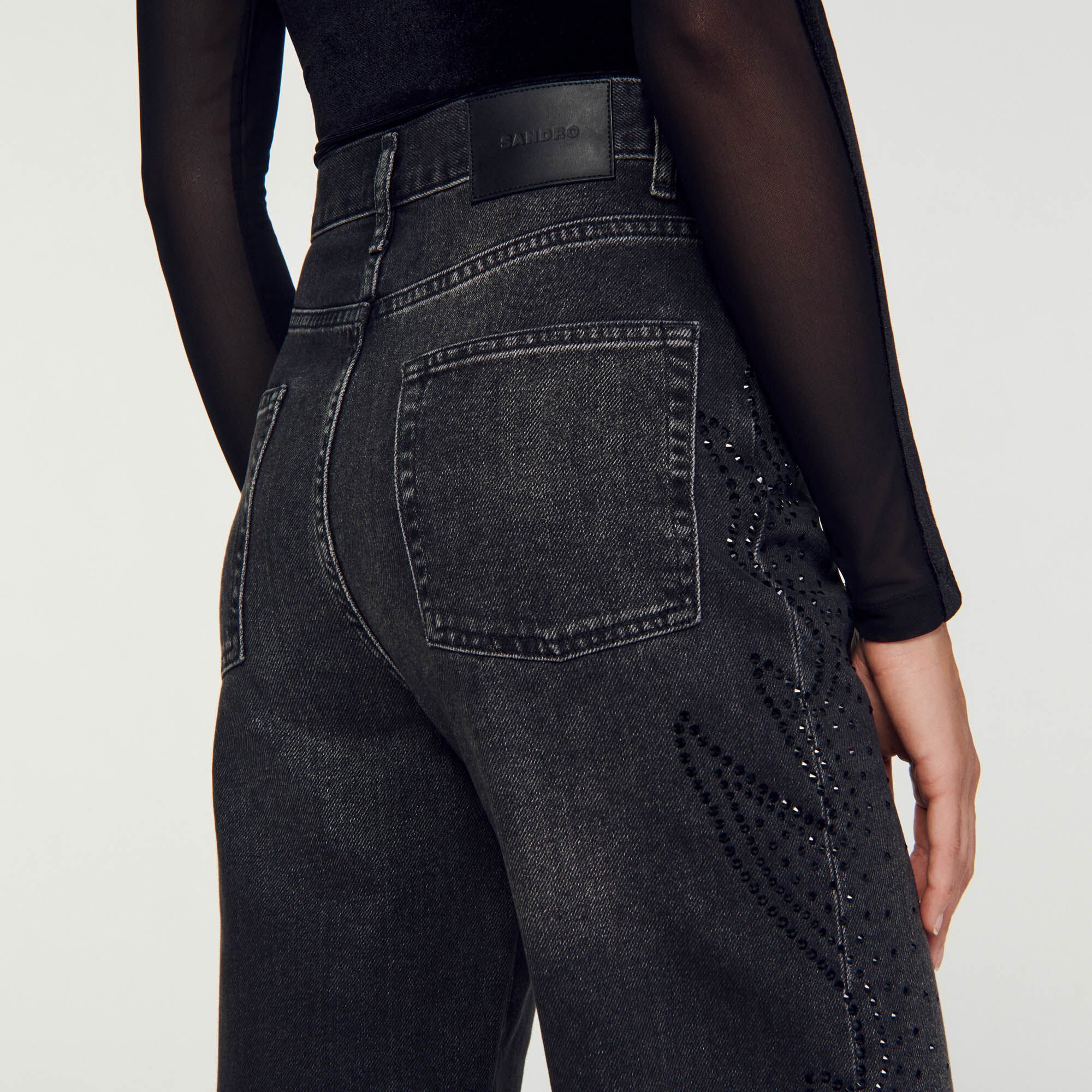 Jean droit d lav Jeans Sandro paris