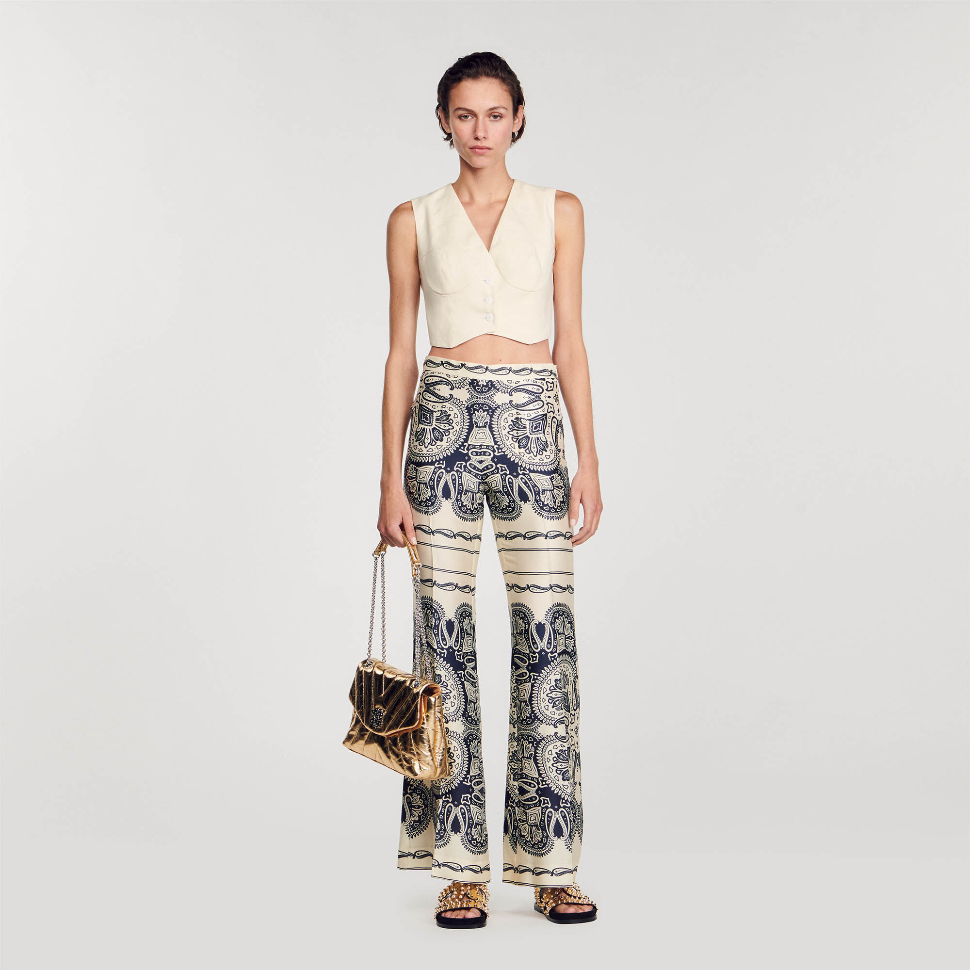 Women s trousers Leggings SANDRO