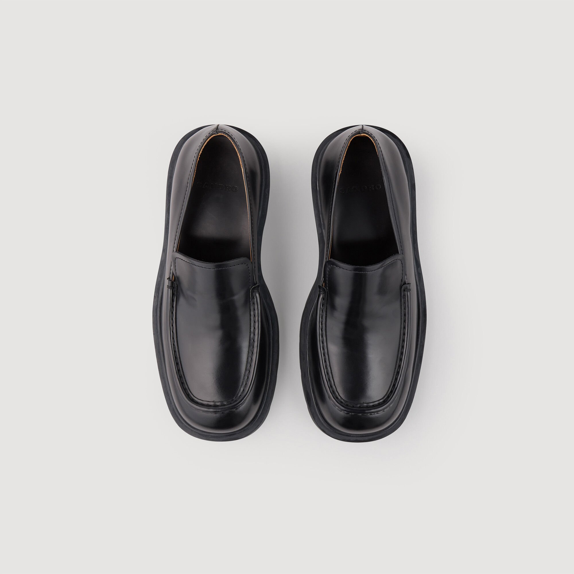 Patent leather loafers