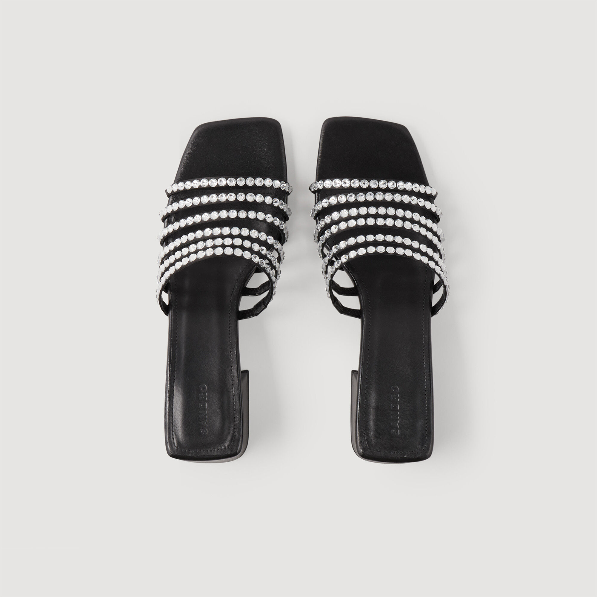 Rhinestone mules All Shoes Sandro paris