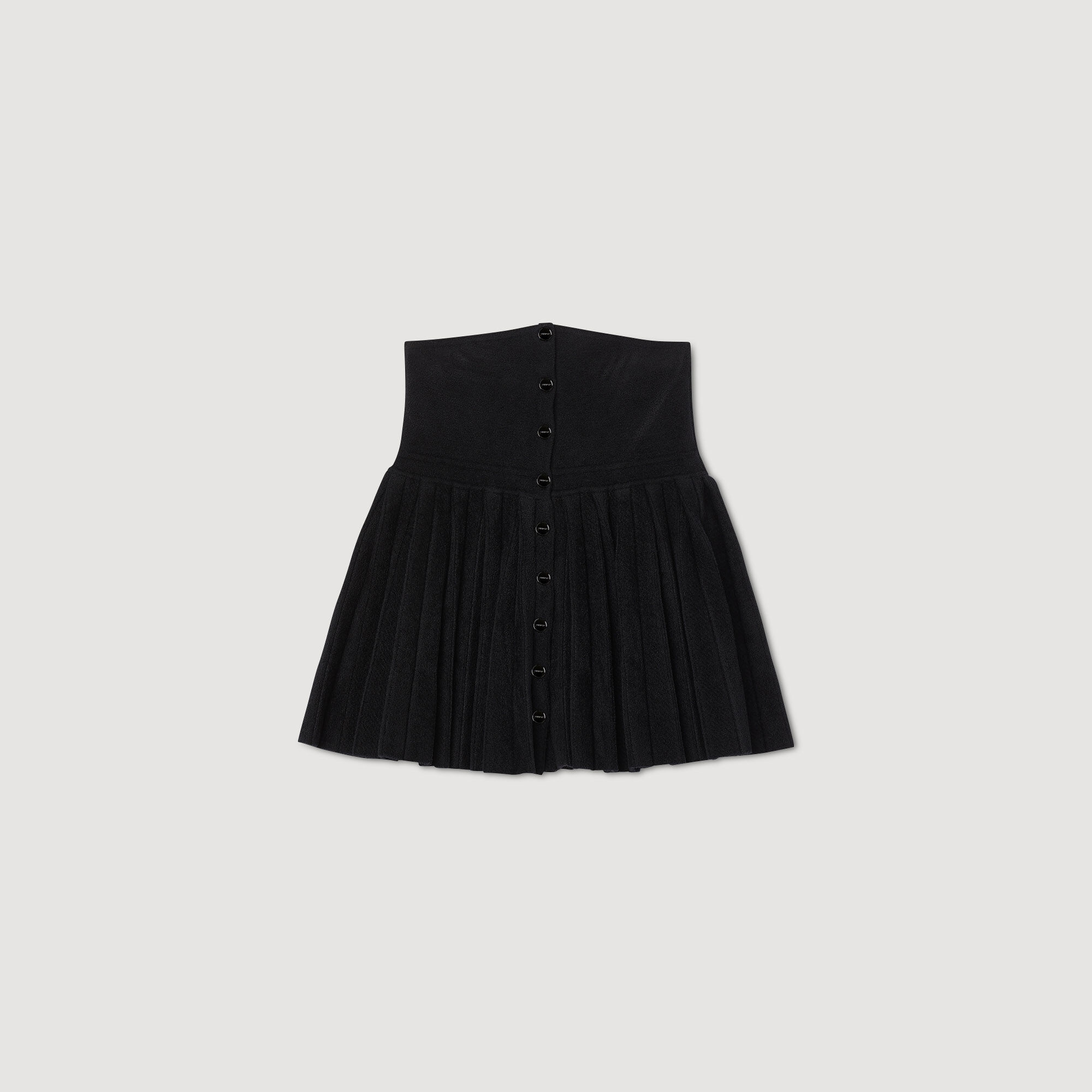 Jupe courte en maille velours Jupes Shorts Sandro paris