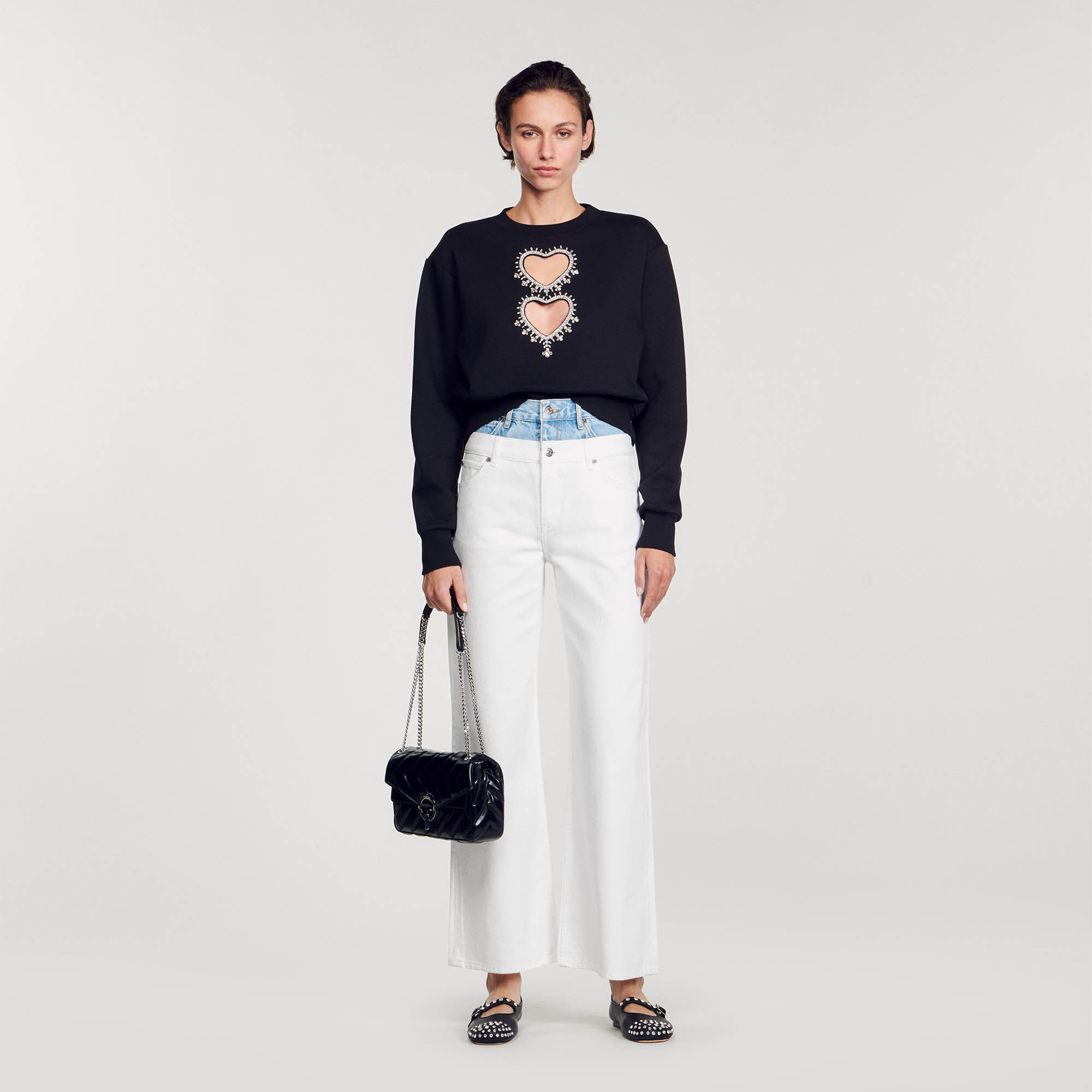 Sweat sale noir sandro