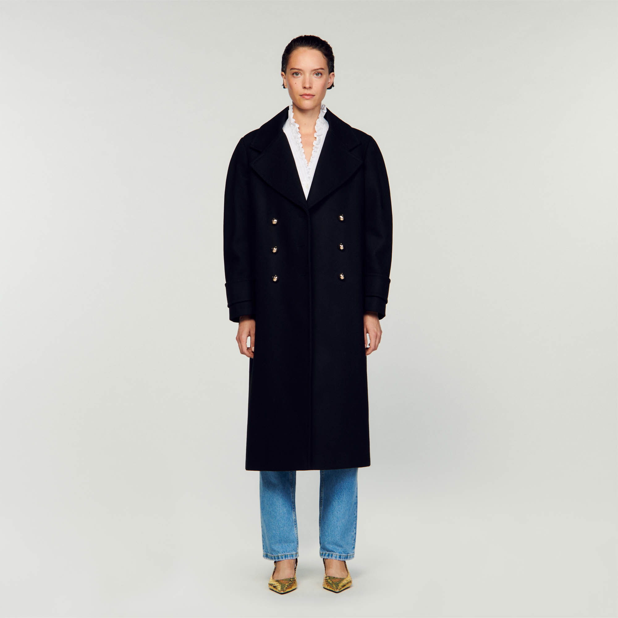 Sandro top trench femme