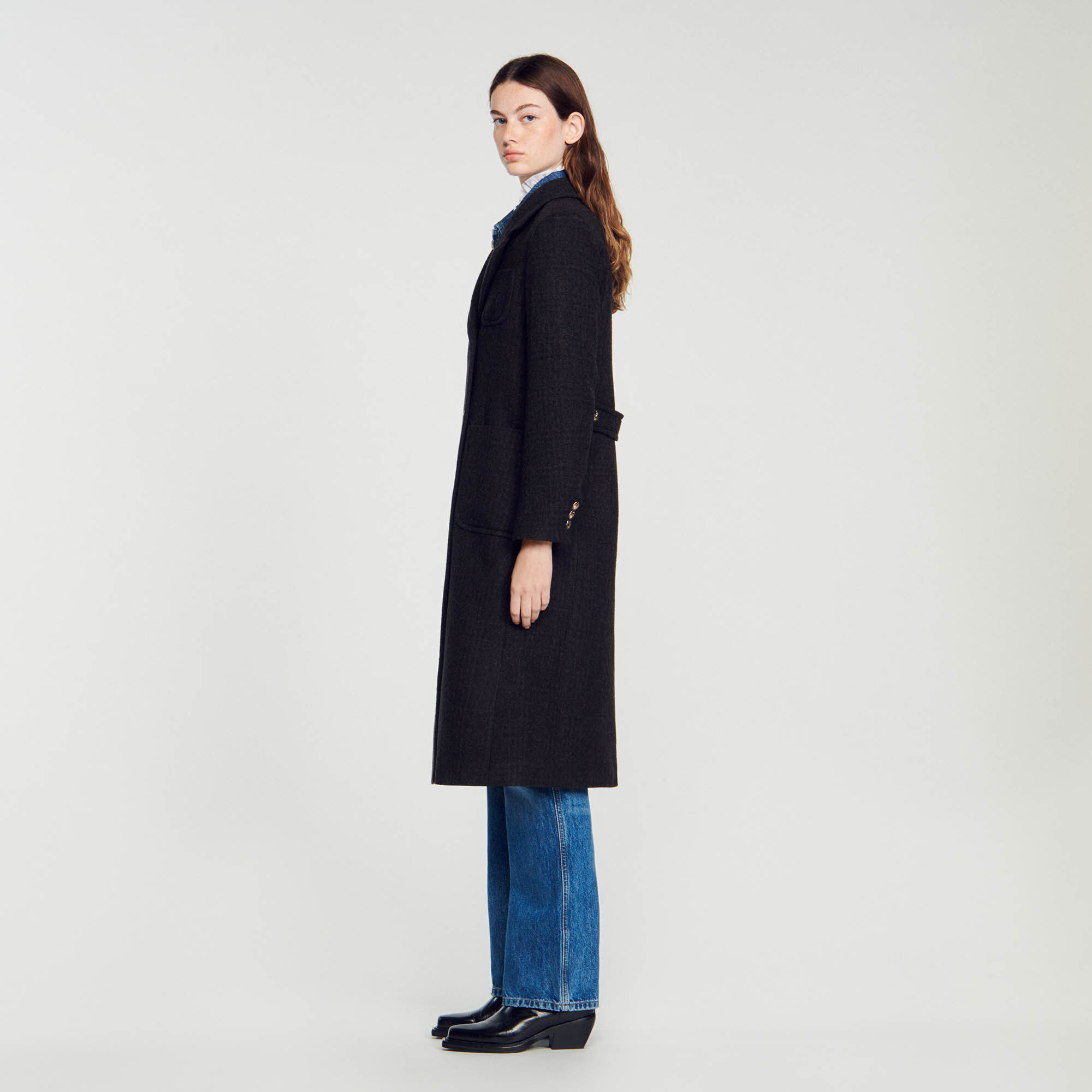 Sandro on sale manteau femme