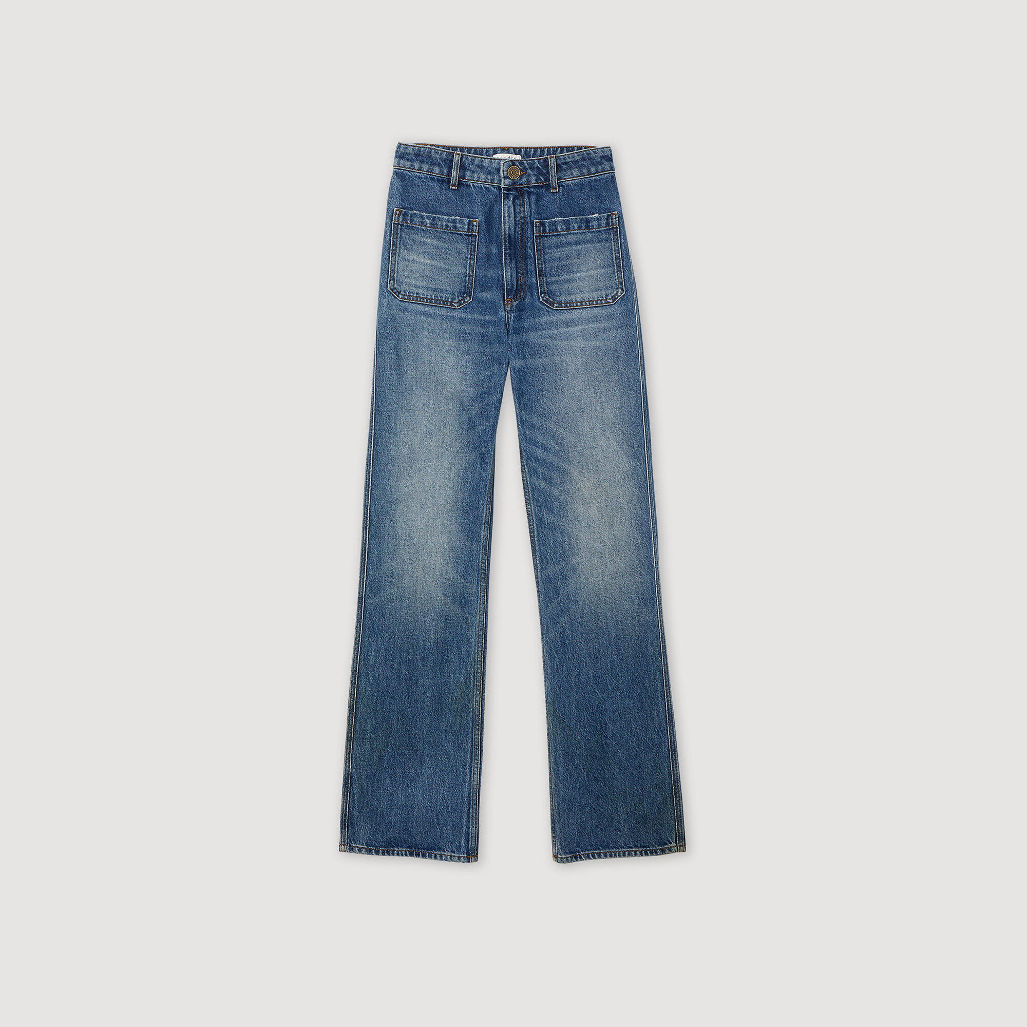 Jean bleu deals délavé femme
