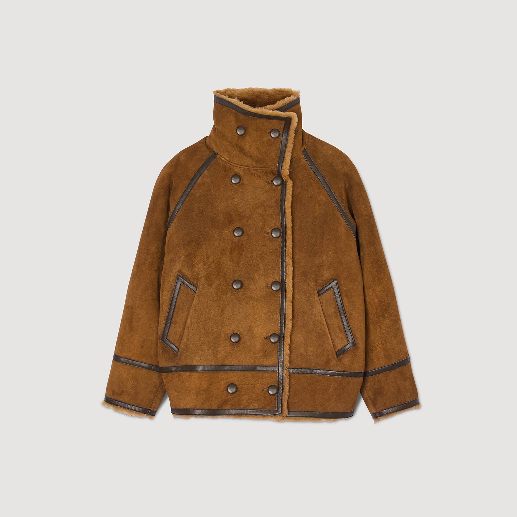Peau lainee sandro sale femme