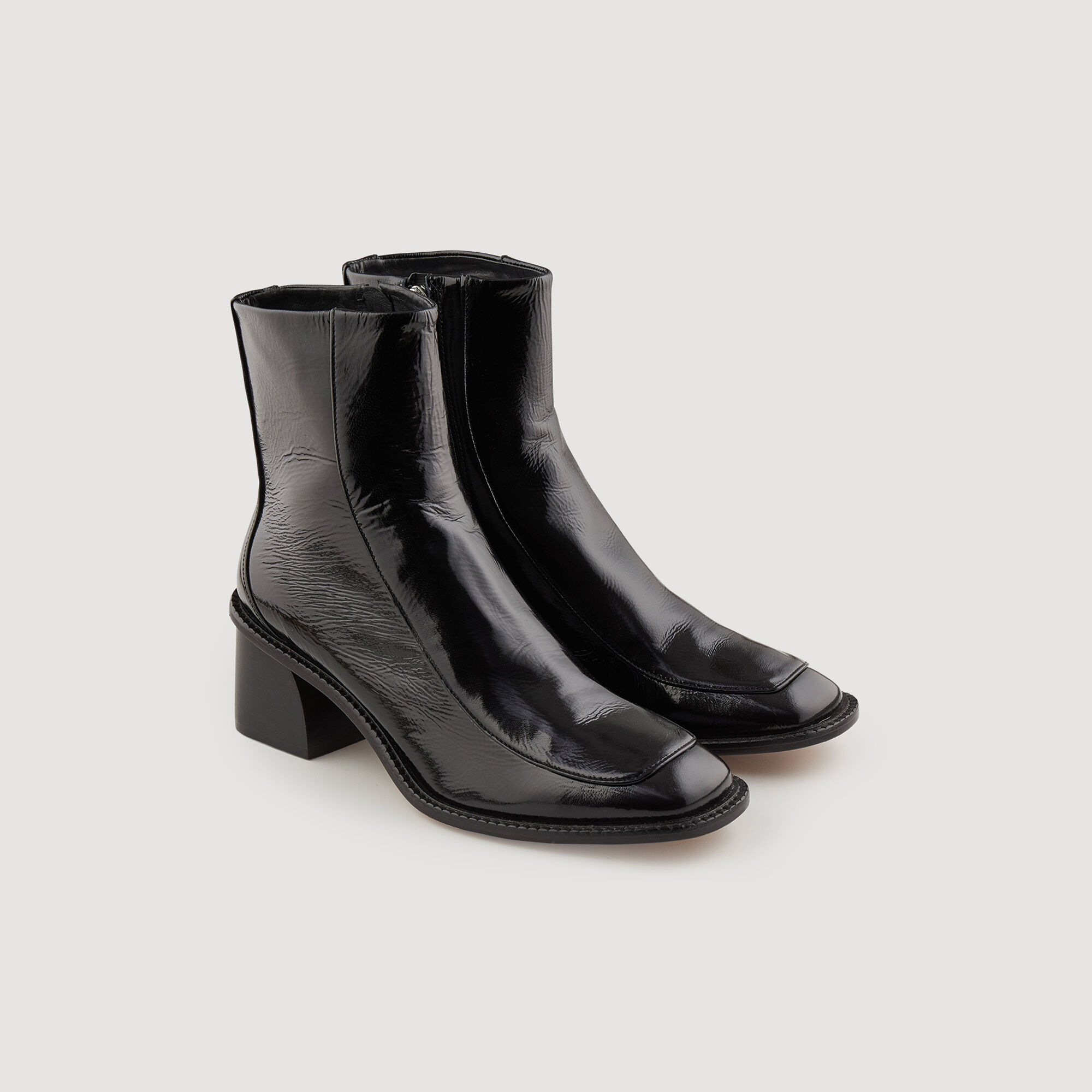 Sandro cheap python boots