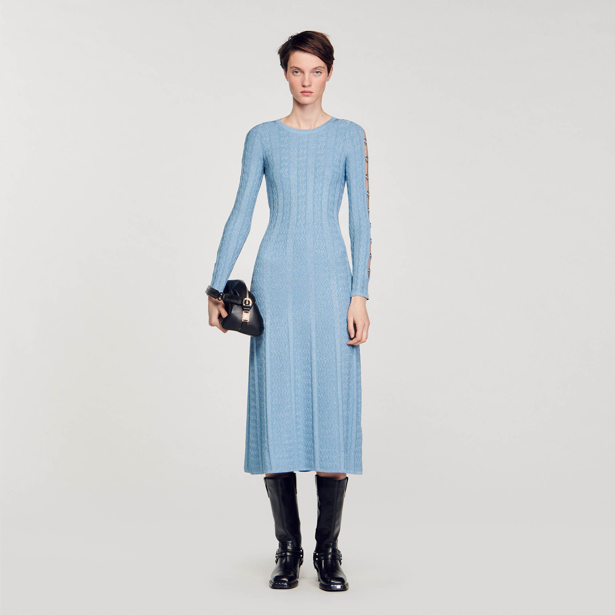Robe discount bleue sandro