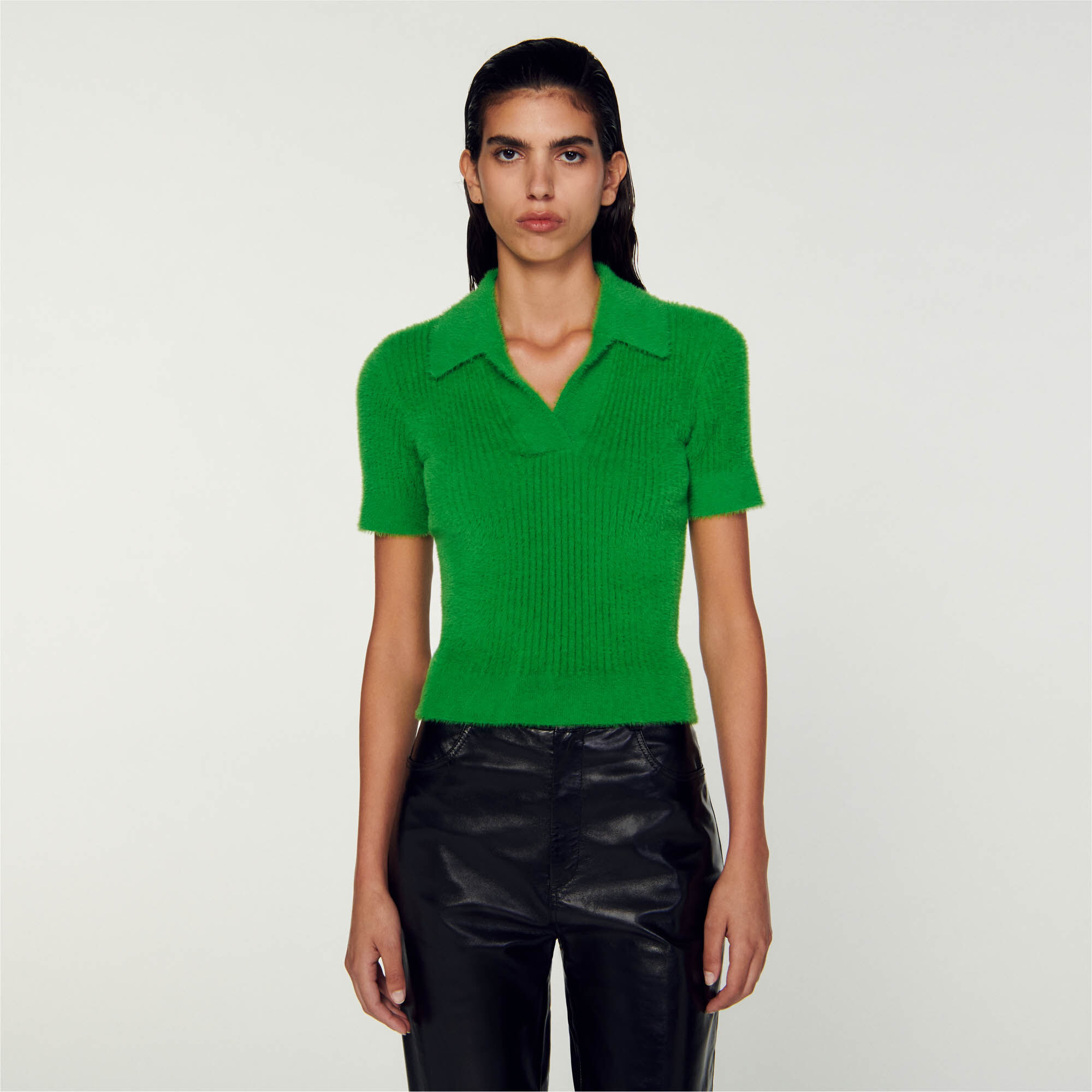 Sandro polo outlet style sweater