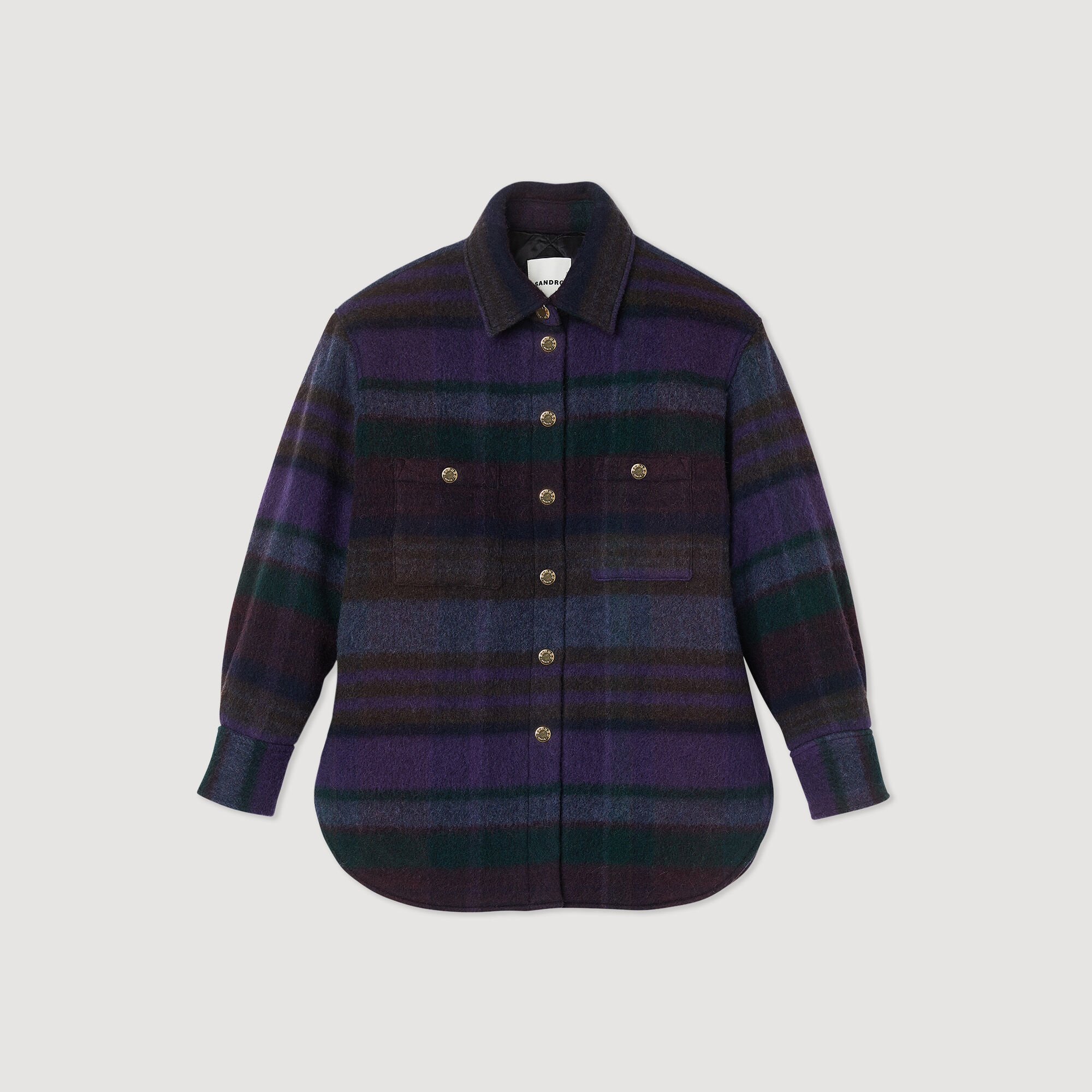 Manteau sandro carreaux store