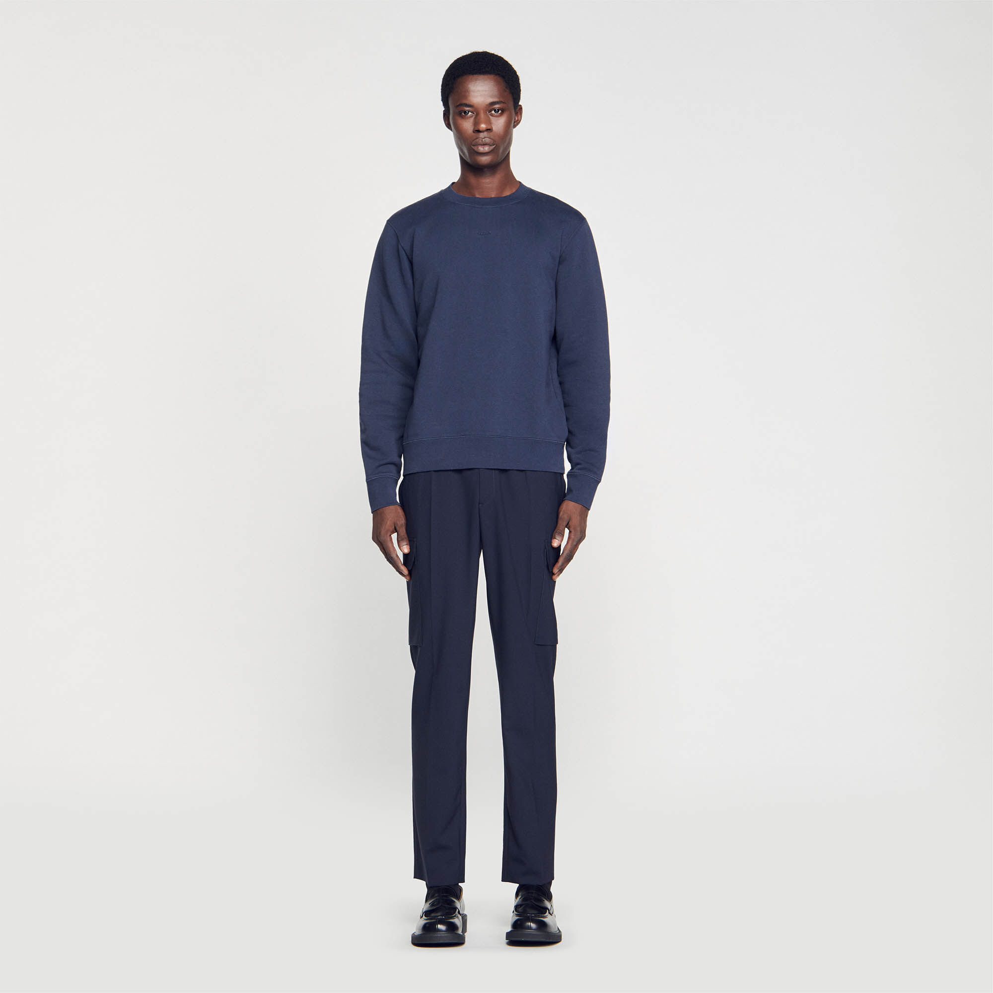Sweat sandro 2025 bleu ciel