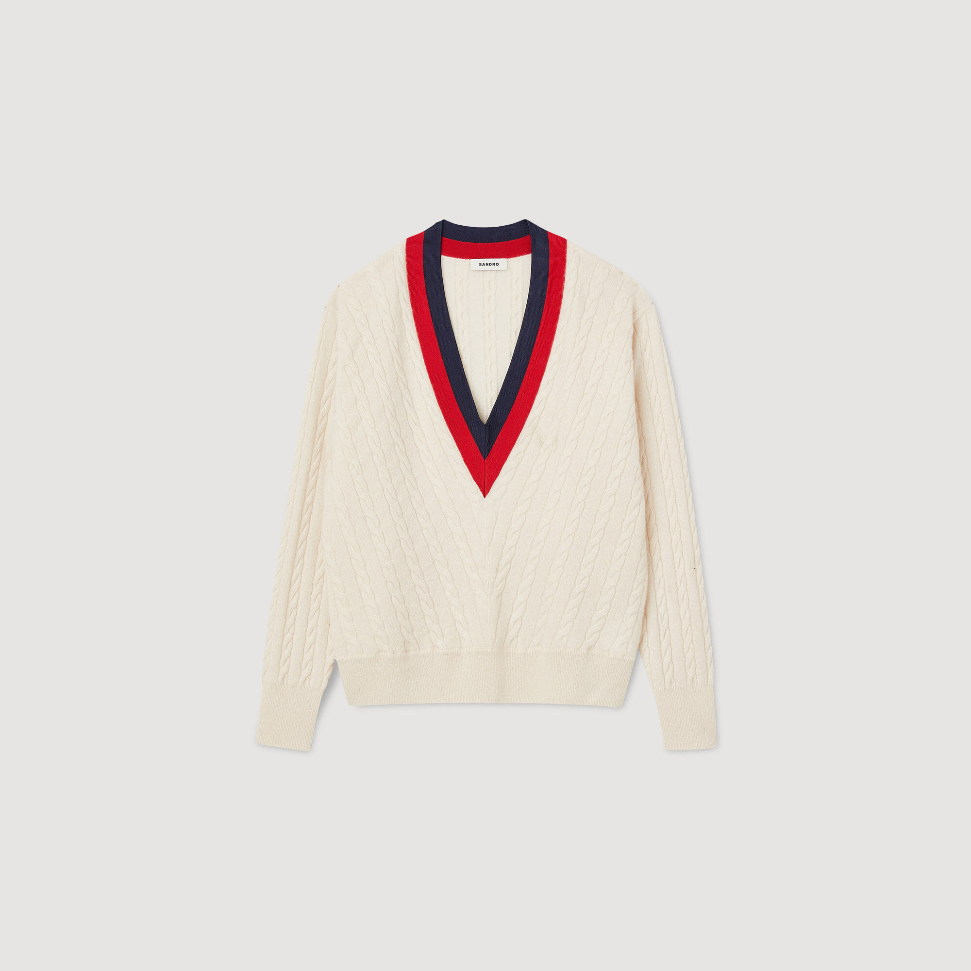 White sales knit jumper
